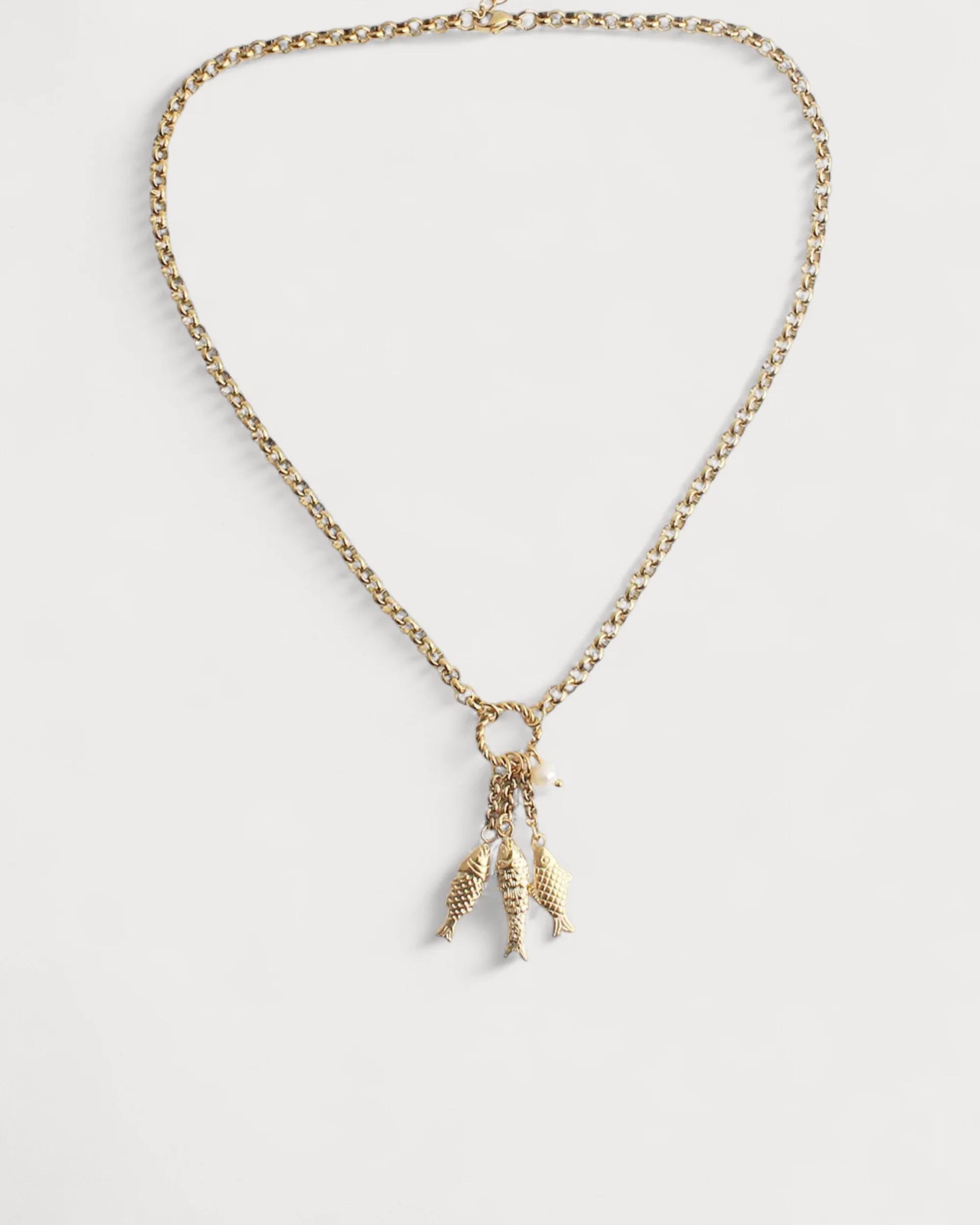 Fish - Necklace - Stainless Steel
