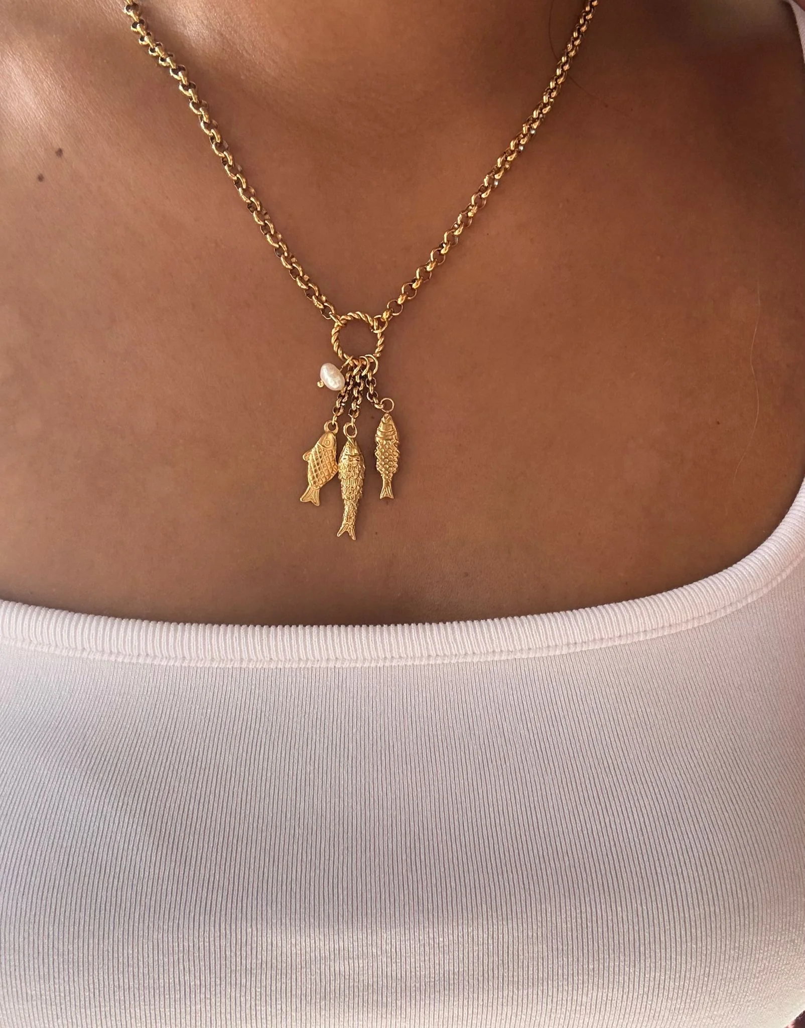 Fish - Necklace - Stainless Steel - Image 2