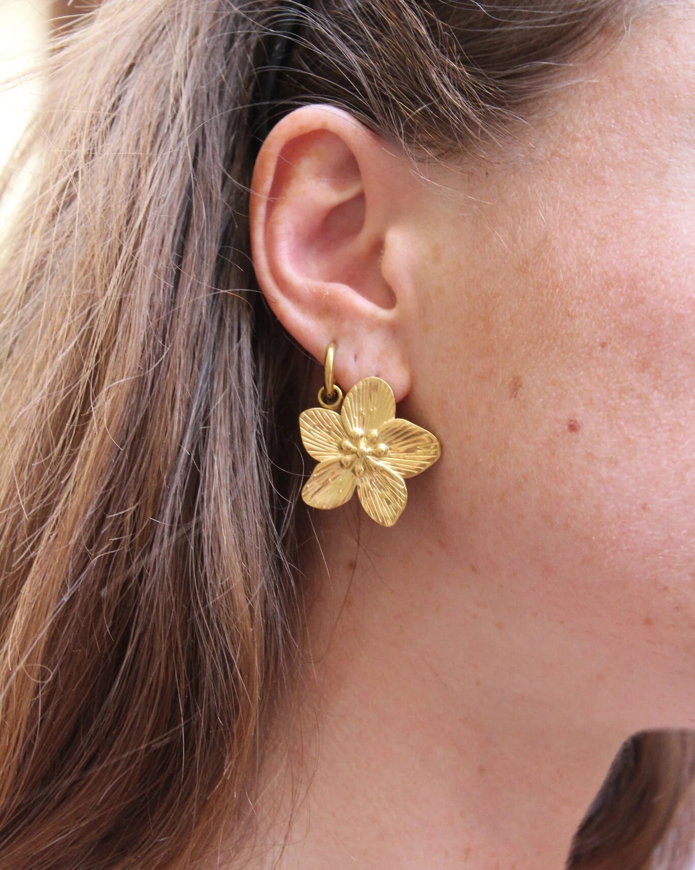 Fleur - Earrings - Stainless Steel - Image 2