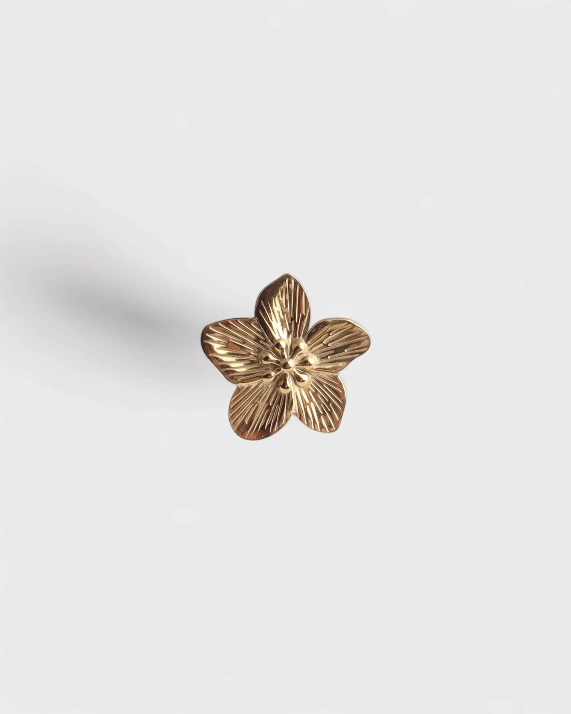 Fleur - Ring - Adjustable - Stainless Steel