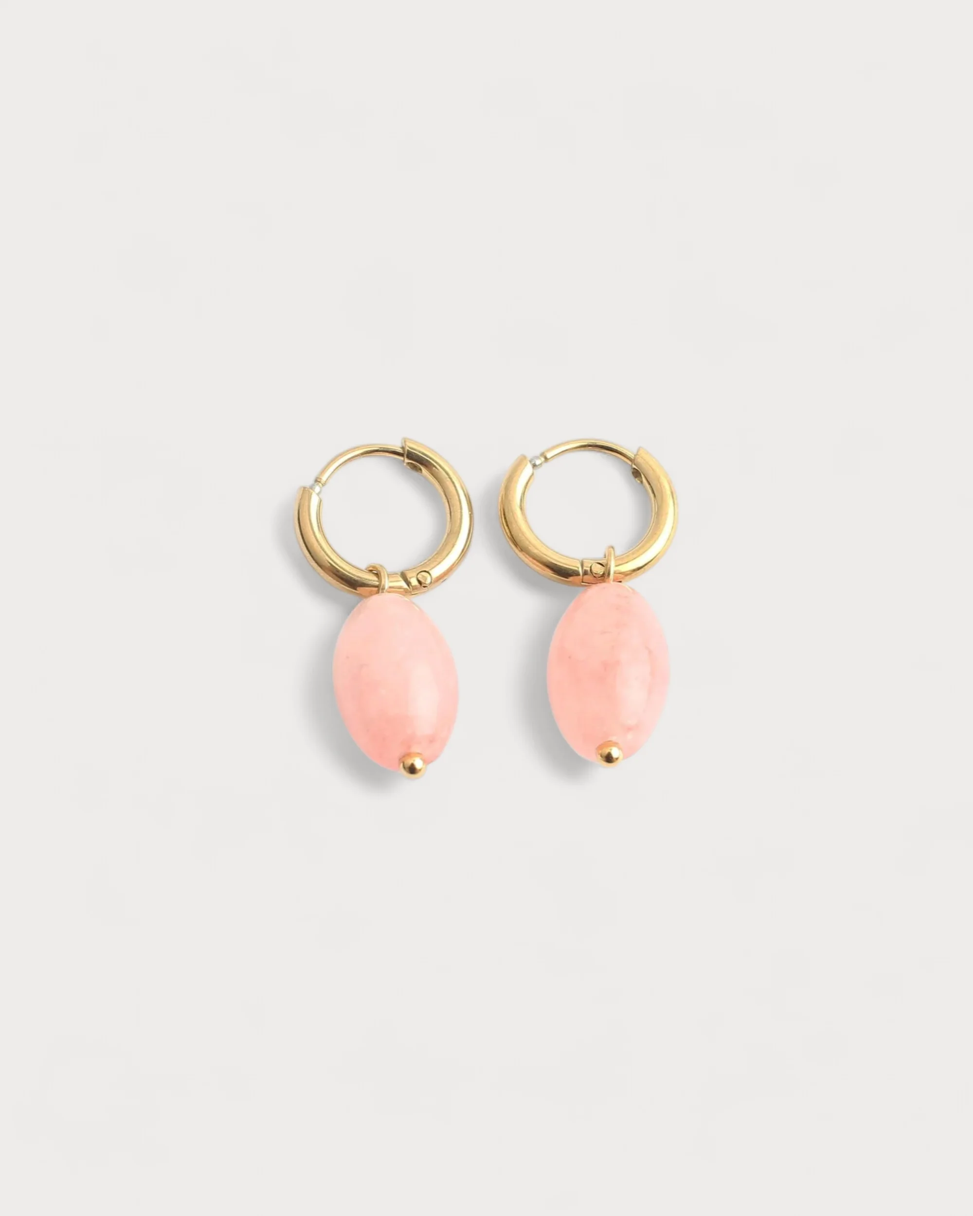 Freyde - Earrings - Natural Stone - Stainless Steel - Image 2