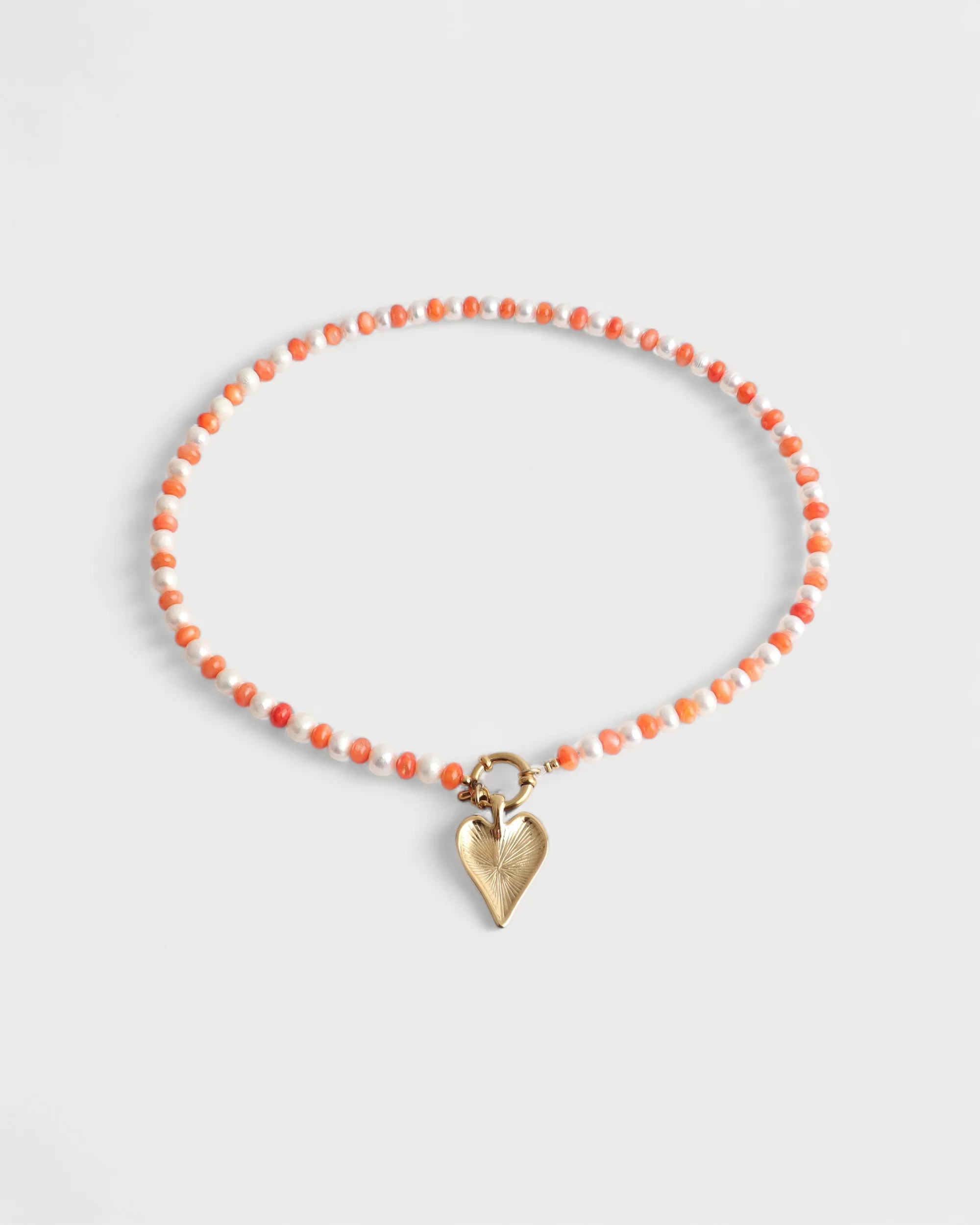 Gracelyn - Necklace - Natural Stone - Stainless Steel