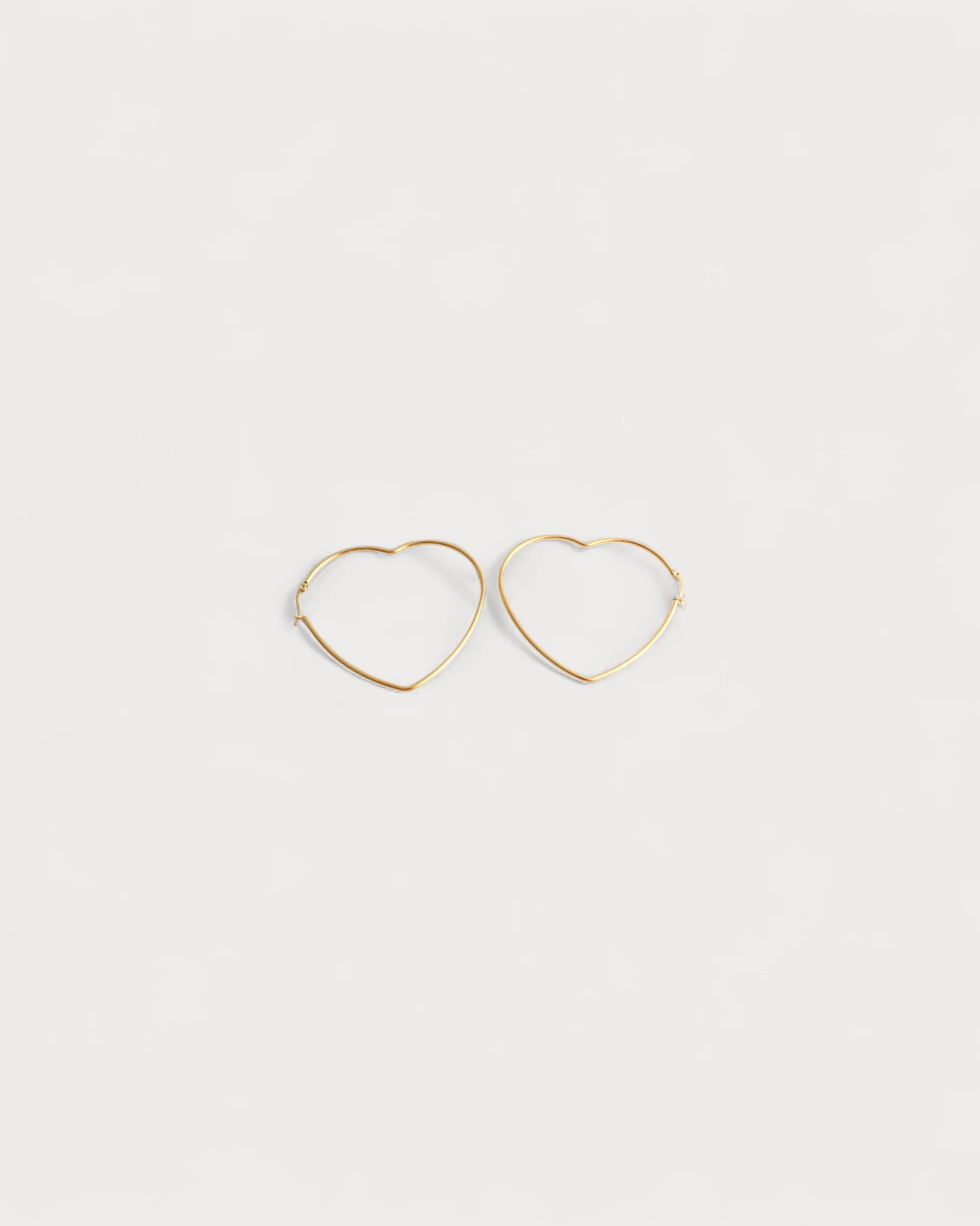 Heart Hoops - Earrings - Stainless Steel - Image 9