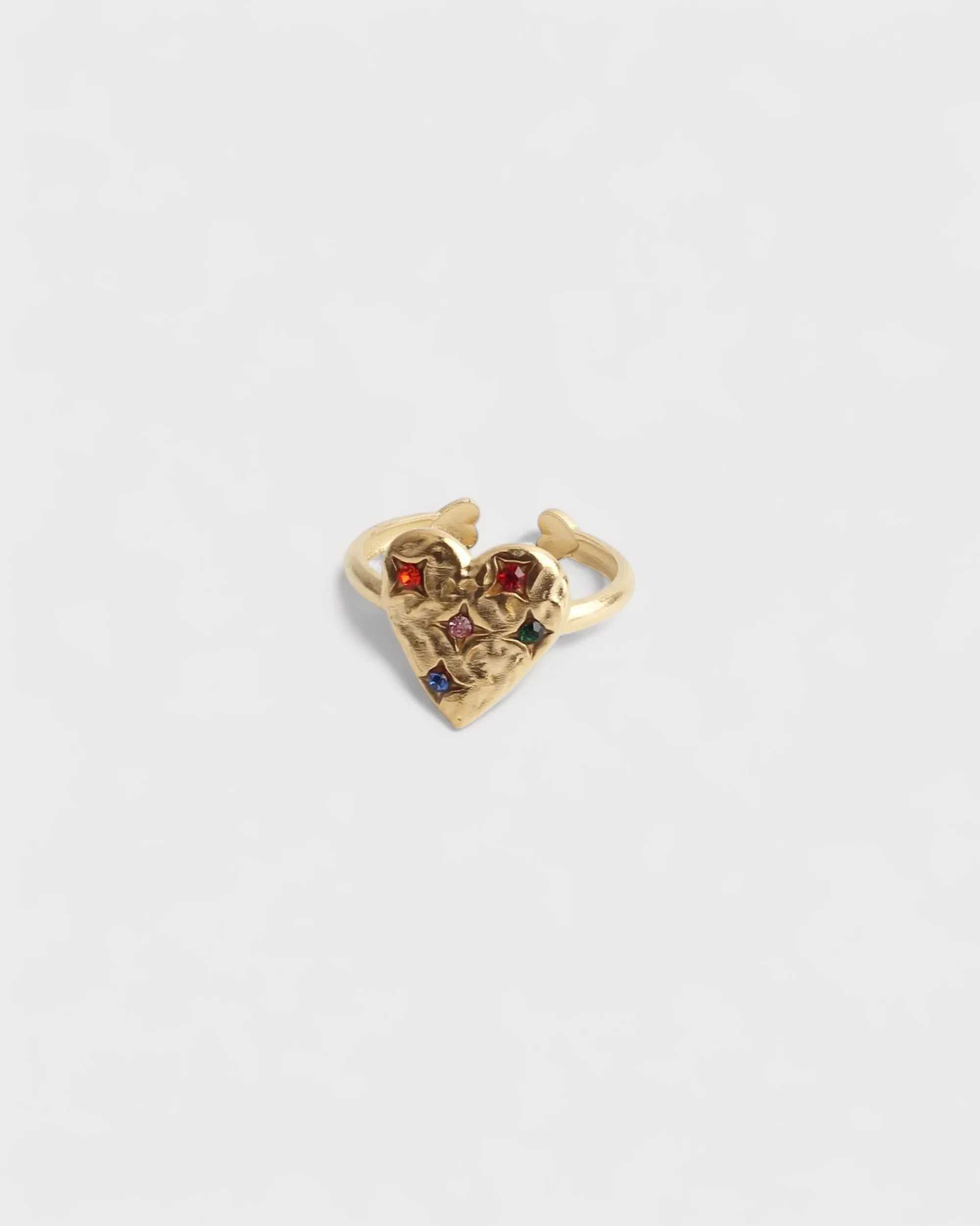 Heart - Ring - Stainless Steel - Adjustable