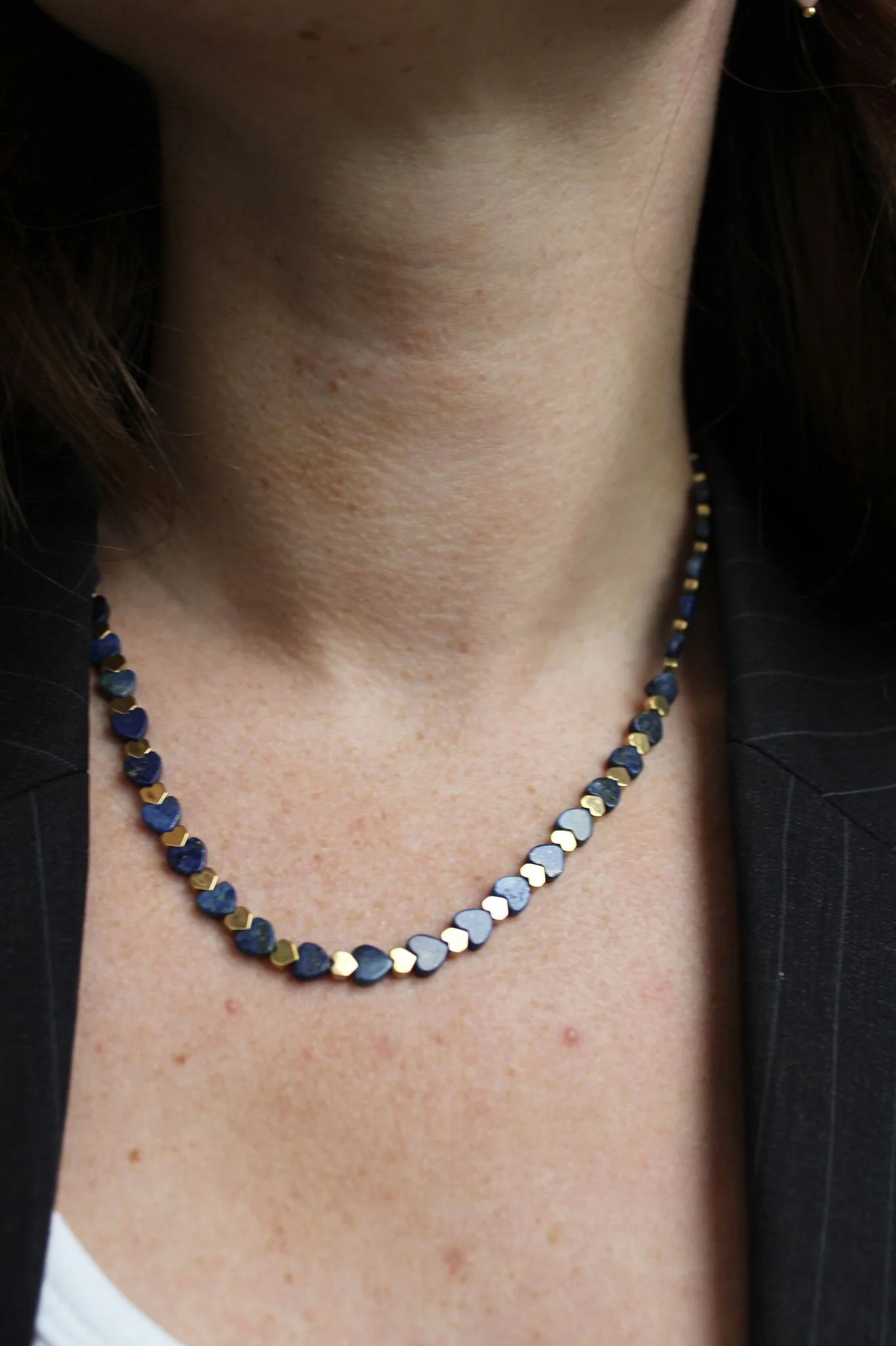 Heart To Heart - Necklace - Natural Stone - Stainless Steel - Image 12