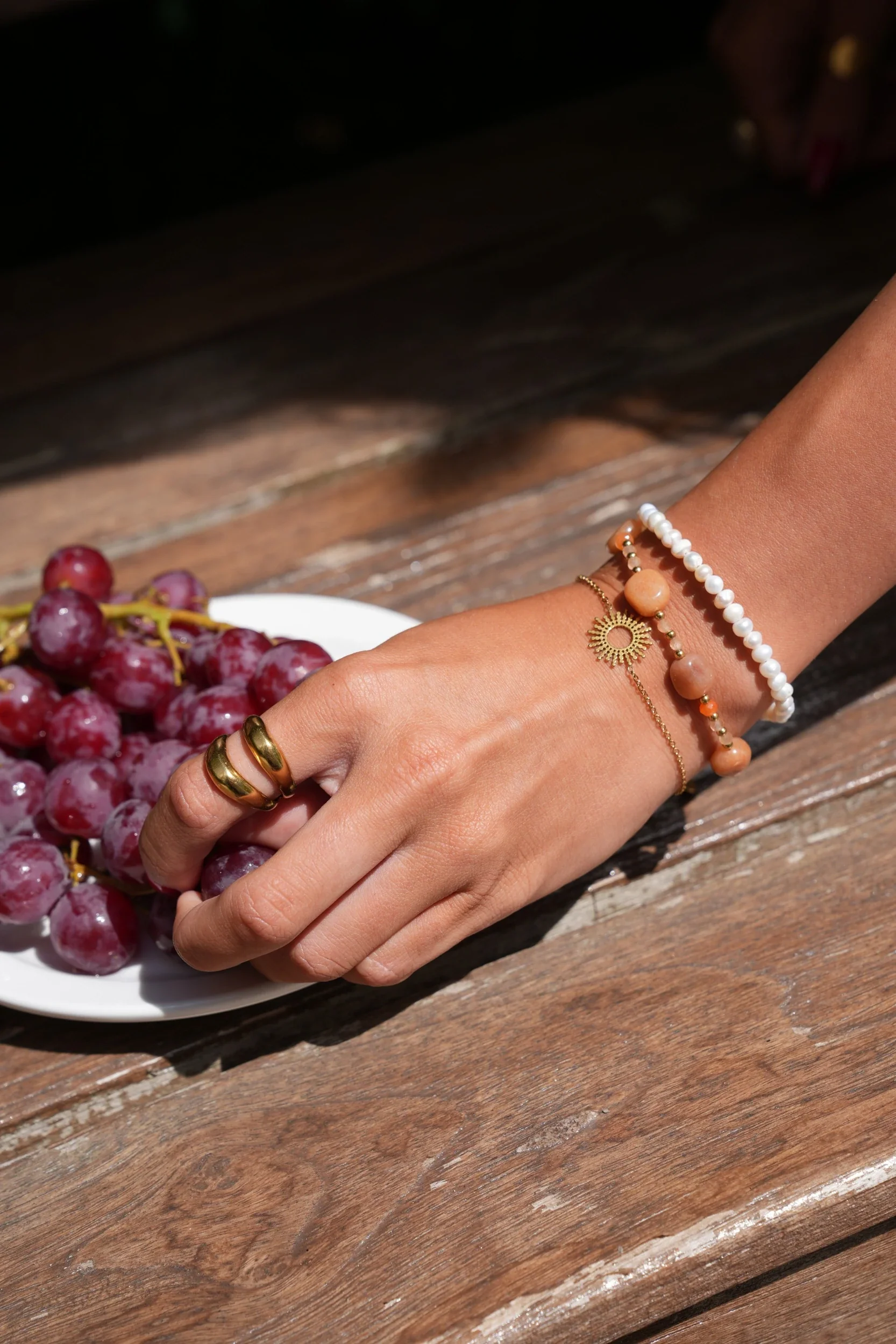 Indy - Bracelet - Natural Stone - Stainless Steel - Image 11