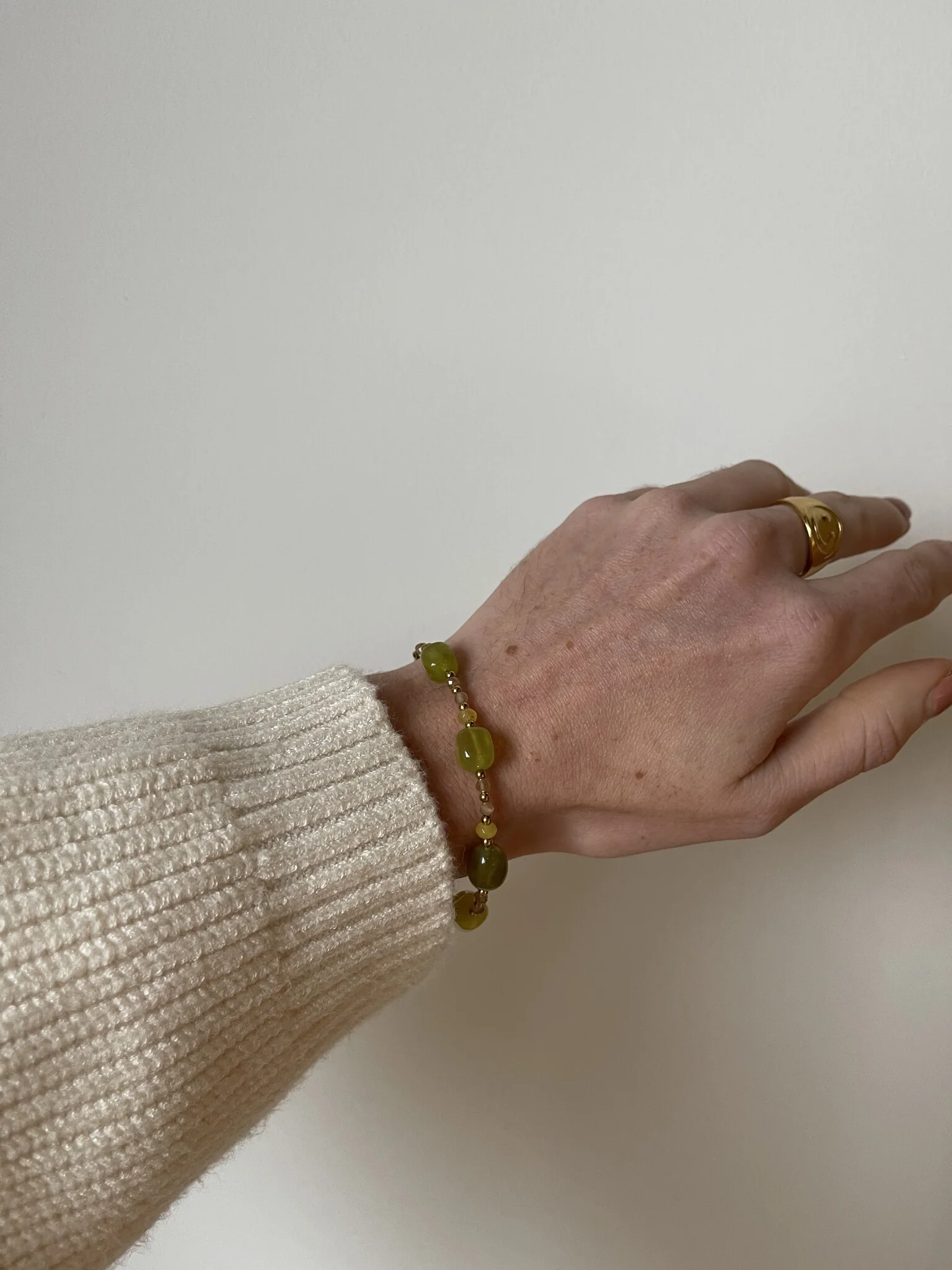 Indy - Bracelet - Natural Stone - Stainless Steel - Image 2