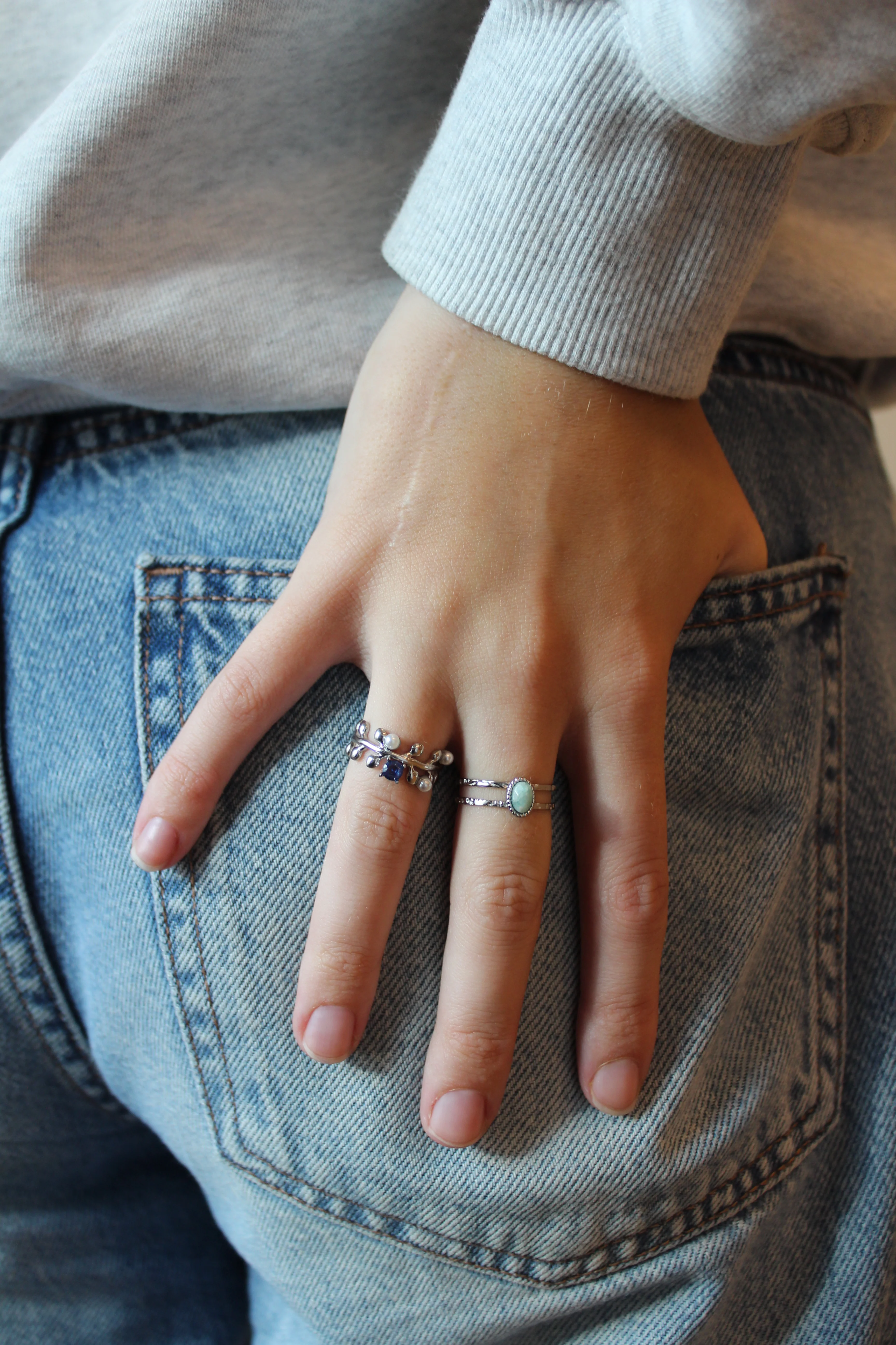 Isolde - Ring - Stainless Steel - Adjustable - Image 2