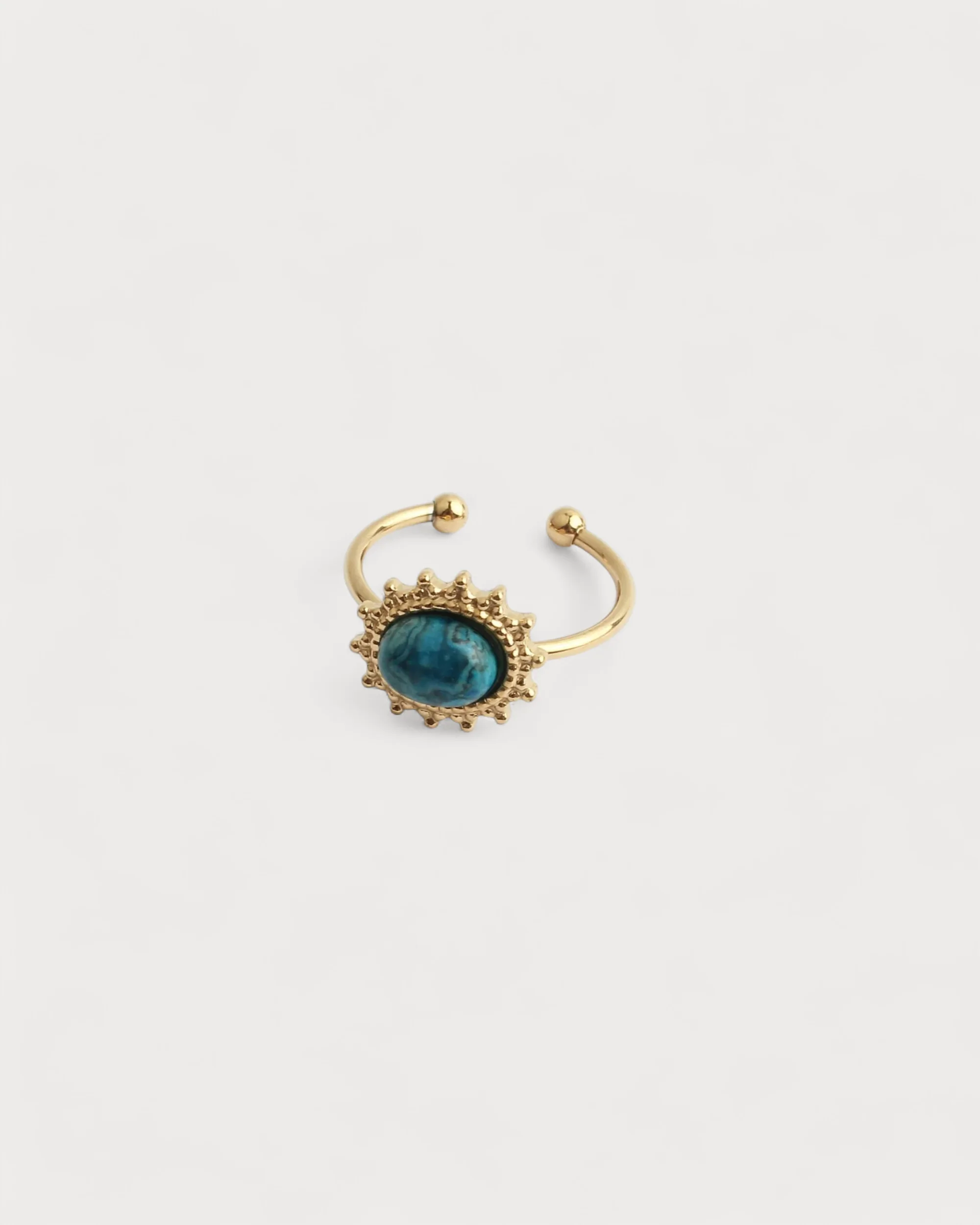 Jolie - Ring - Natural Stone - Stainless Steel - Image 10