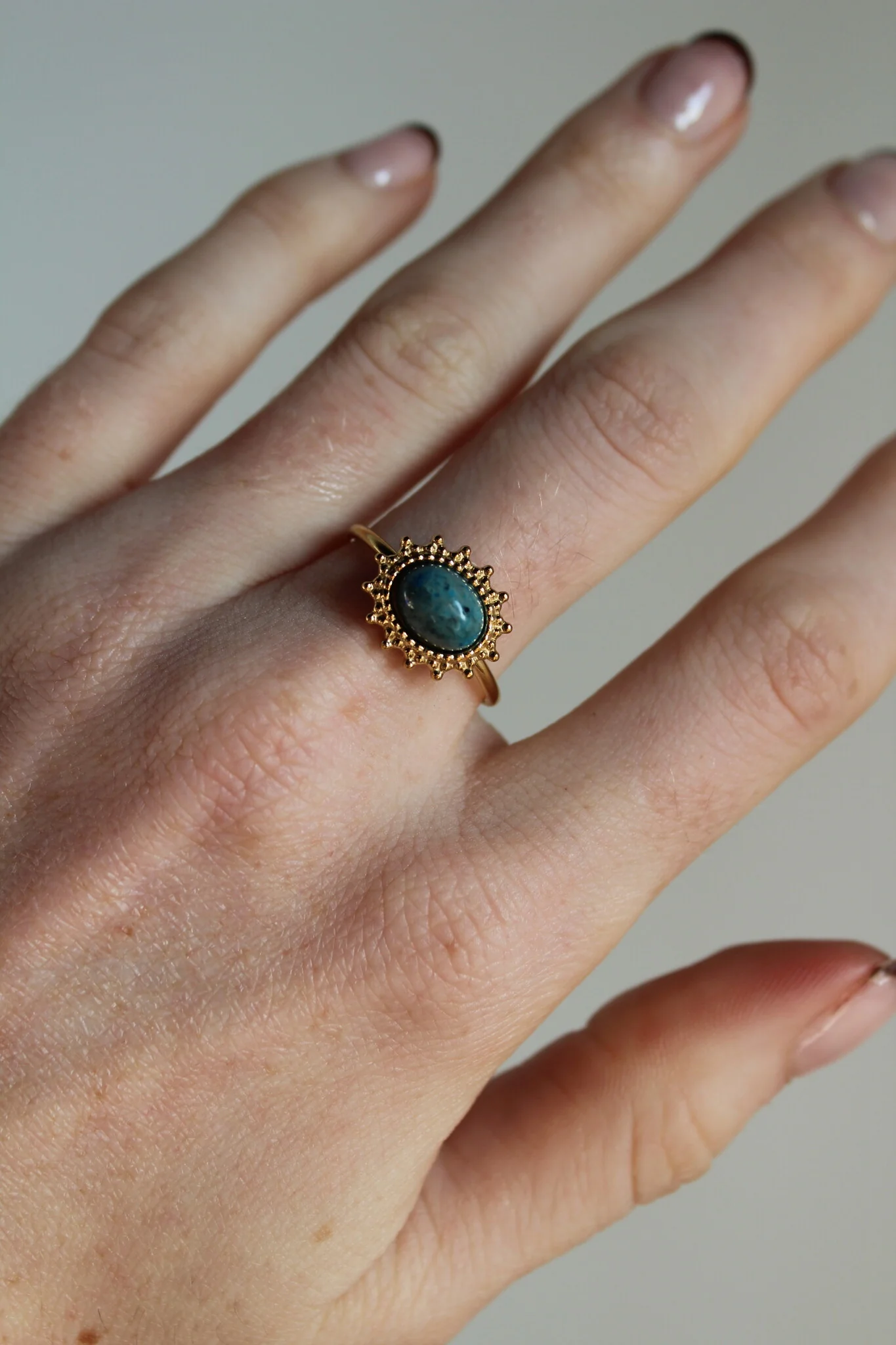 Jolie - Ring - Natural Stone - Stainless Steel - Image 11