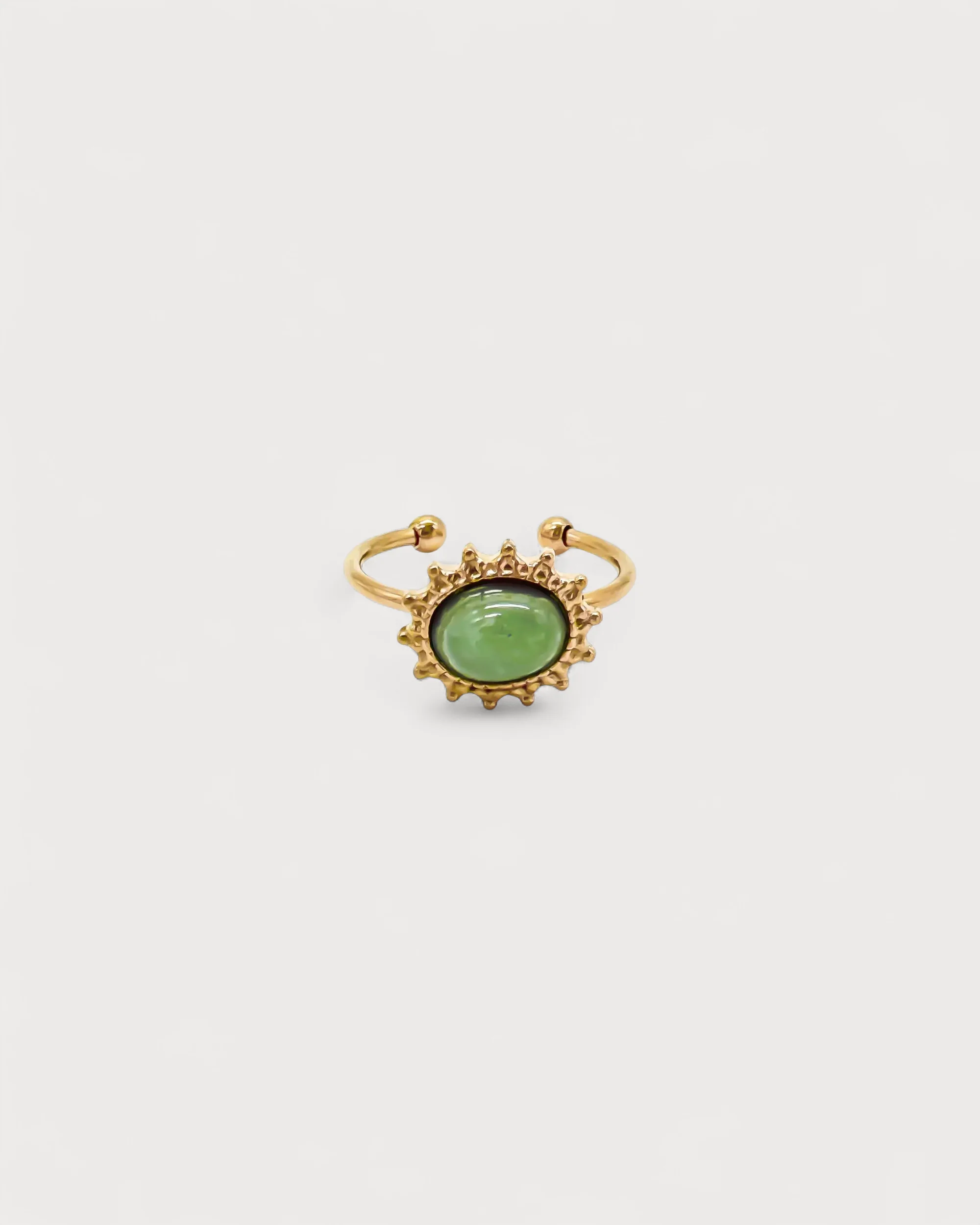 Jolie - Ring - Natural Stone - Stainless Steel - Image 12