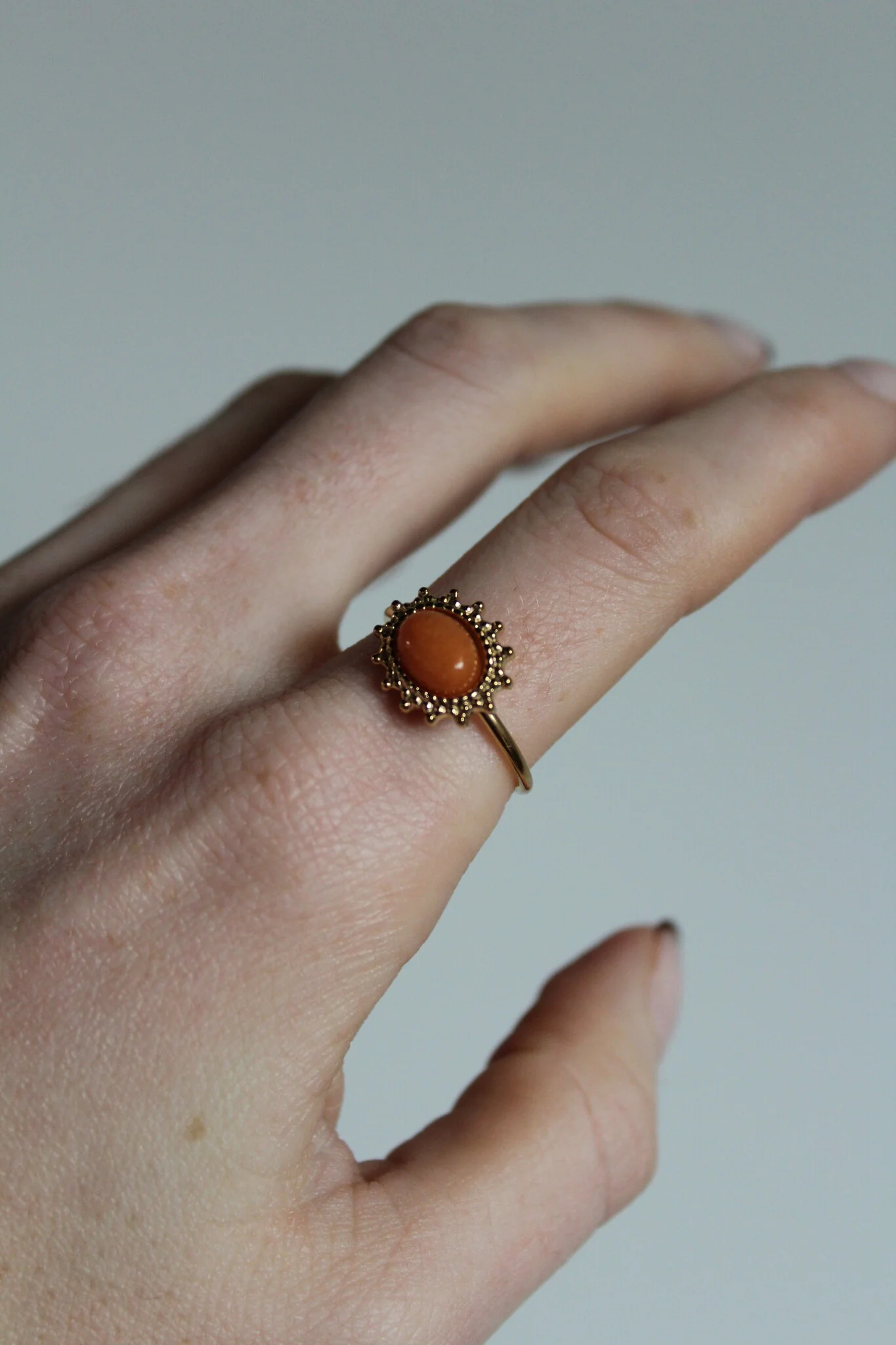 Jolie - Ring - Natural Stone - Stainless Steel - Image 15