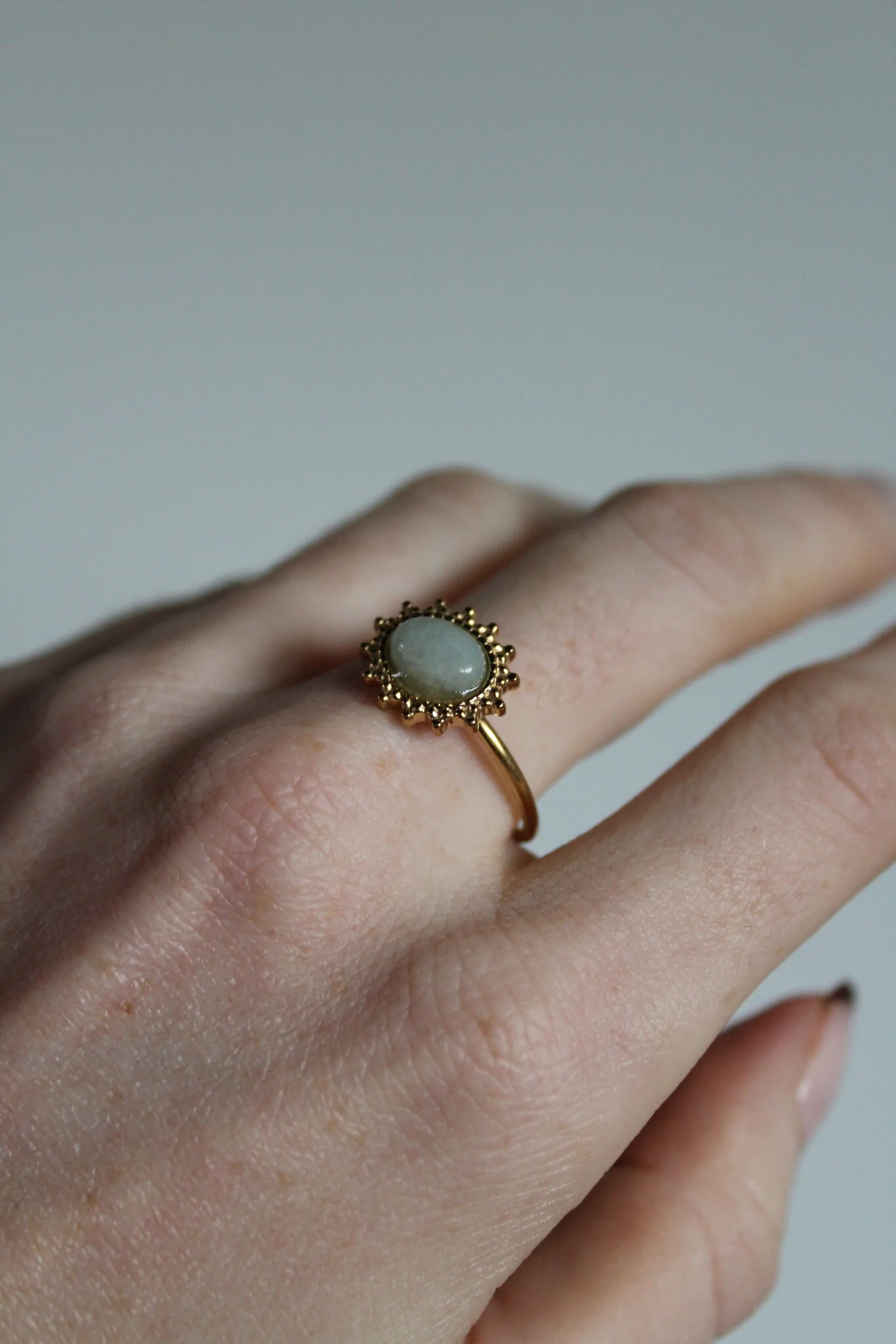 Jolie - Ring - Natural Stone - Stainless Steel - Image 17