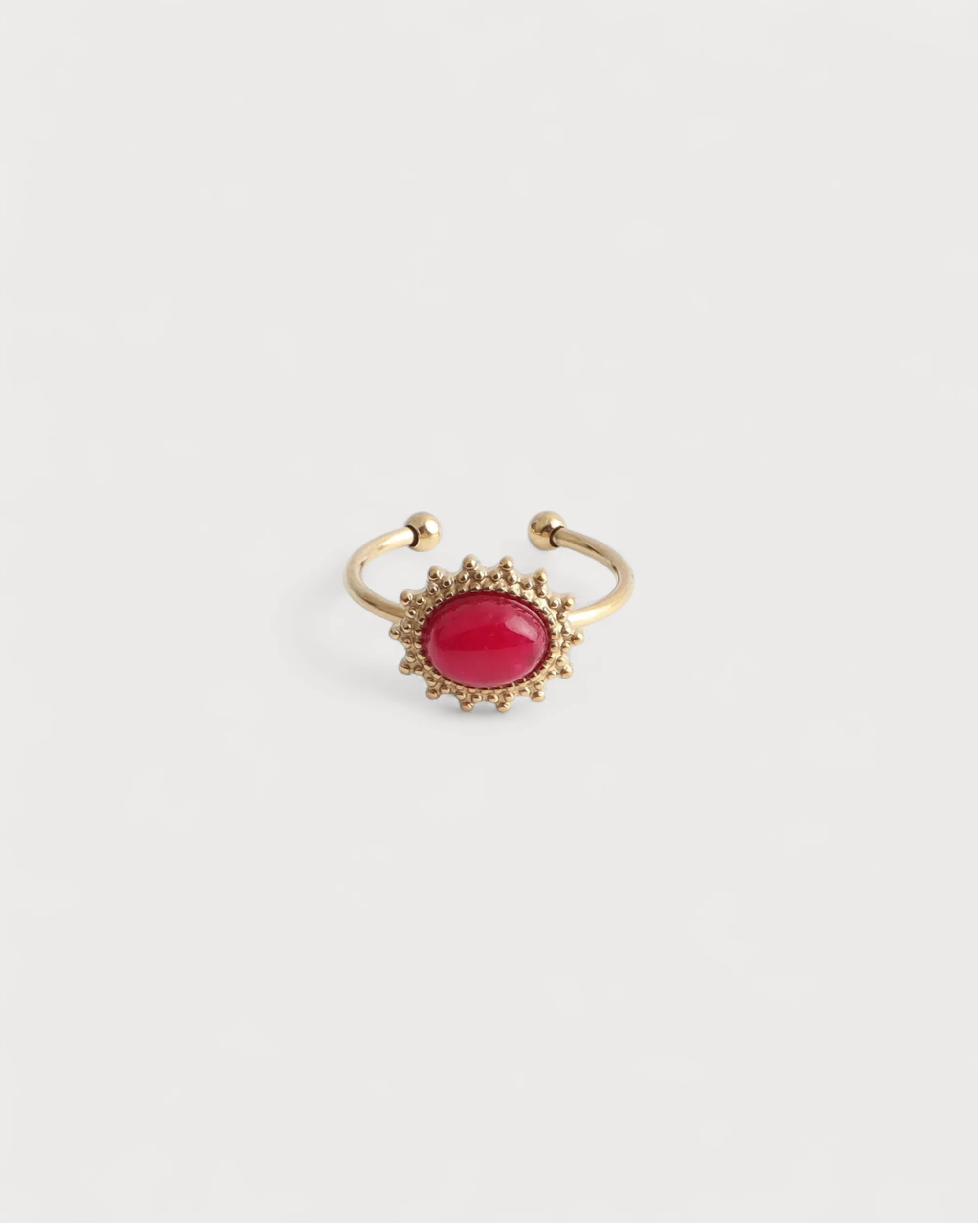 Jolie - Ring - Natural Stone - Stainless Steel - Image 22