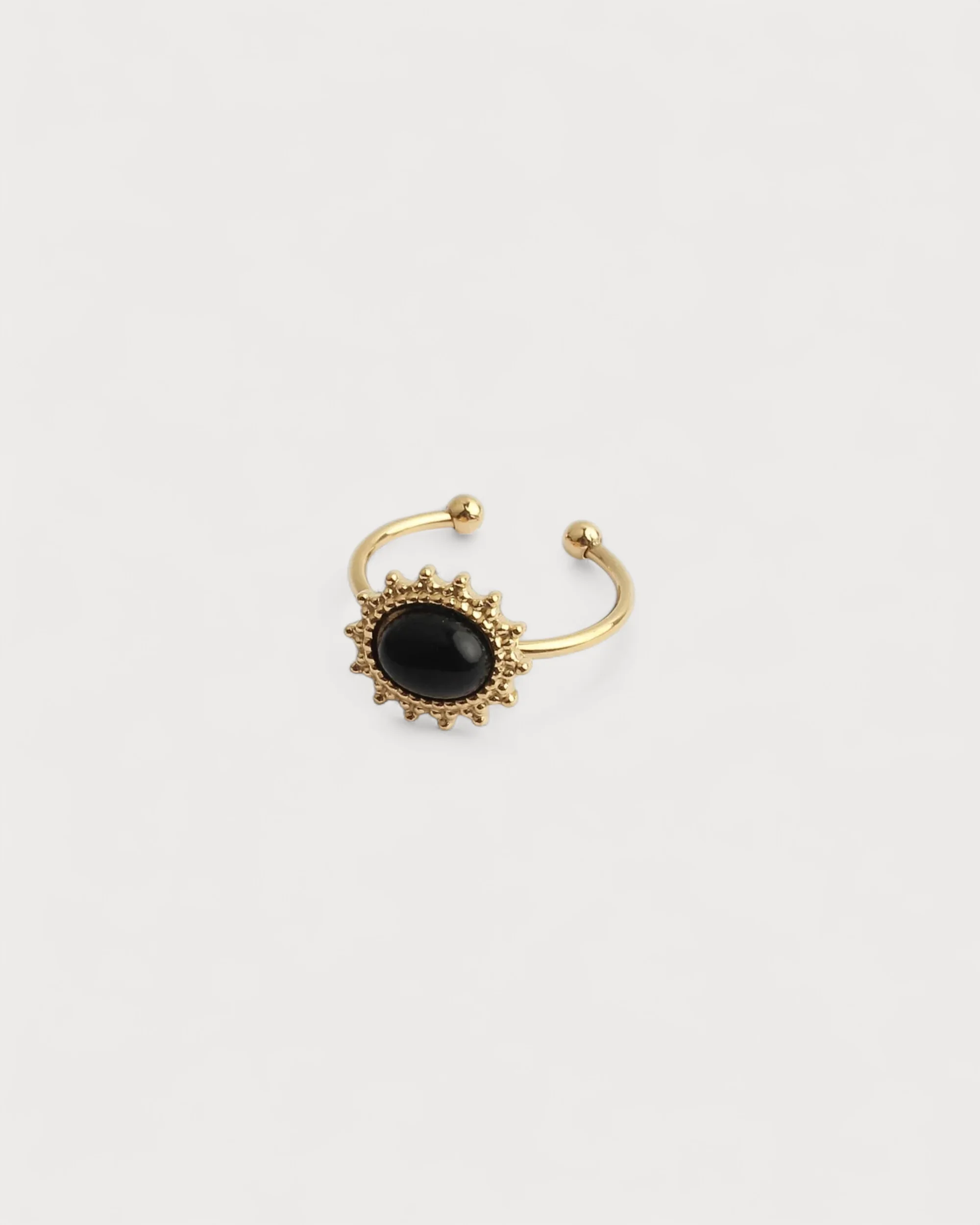 Jolie - Ring - Natural Stone - Stainless Steel - Image 5
