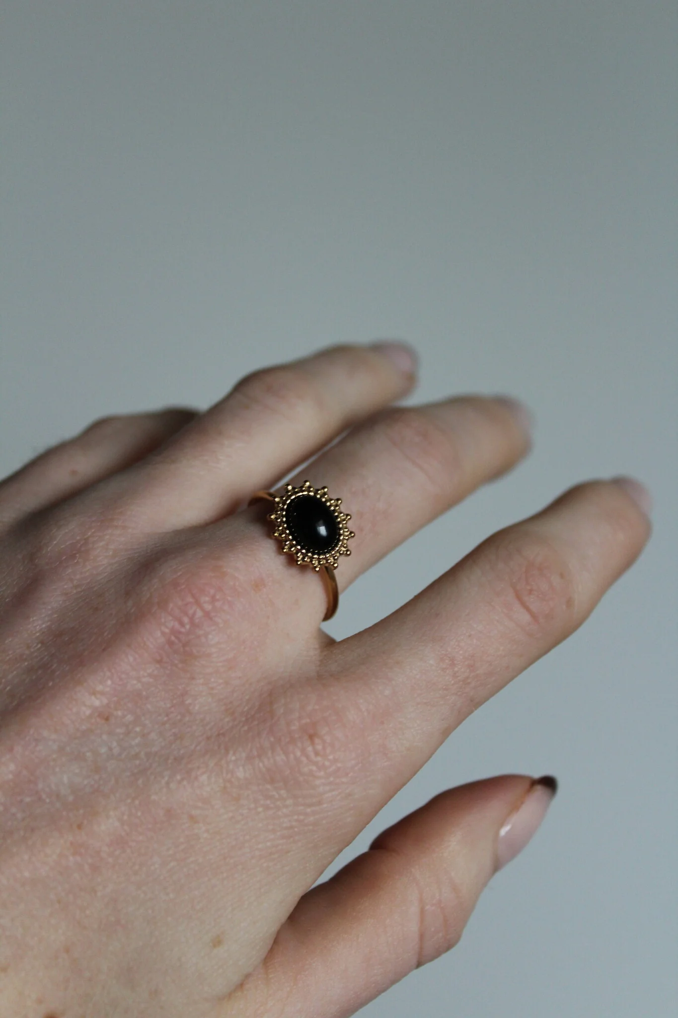 Jolie - Ring - Natural Stone - Stainless Steel - Image 6