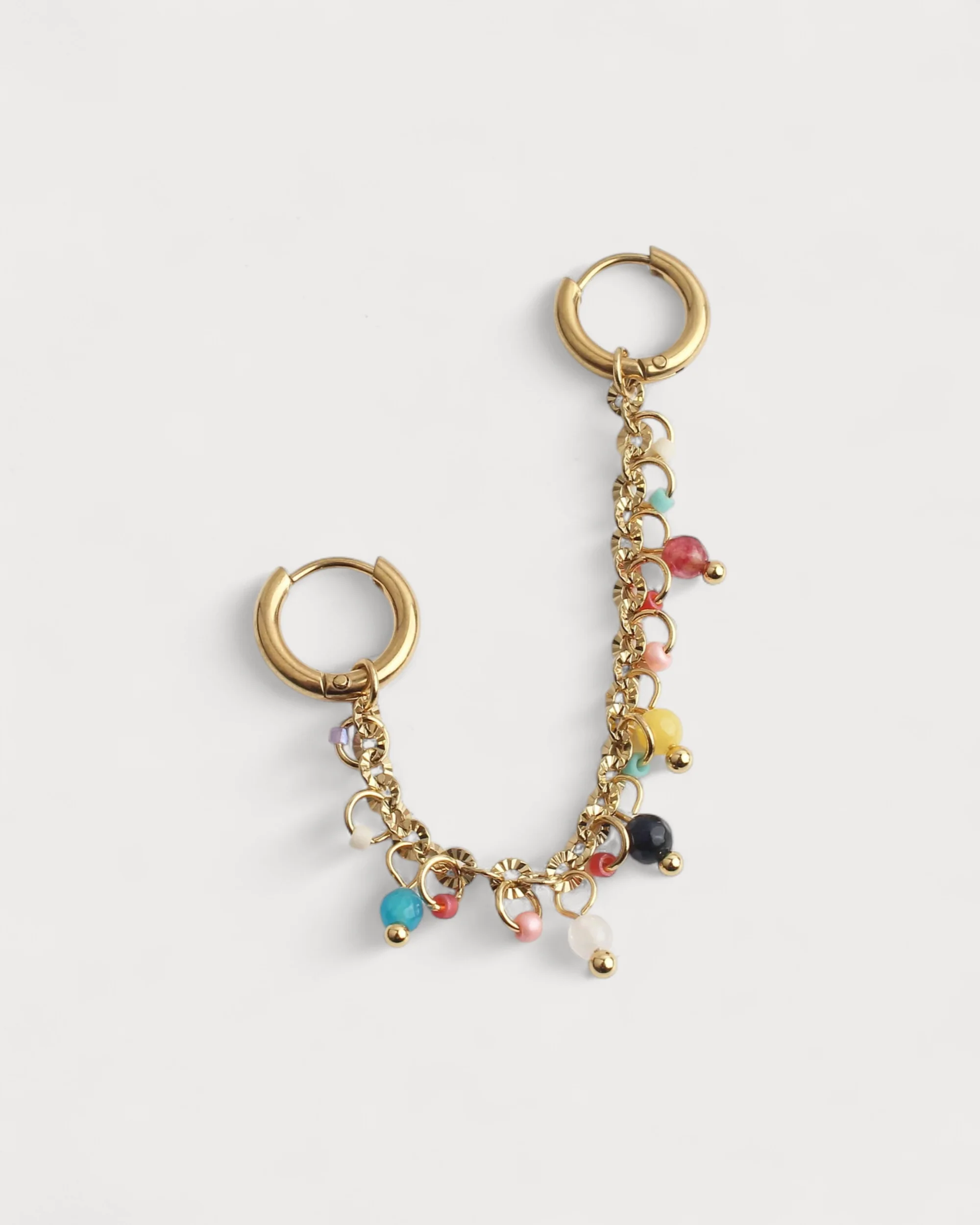Kari - Double Earring - Stainless Steel - Image 3