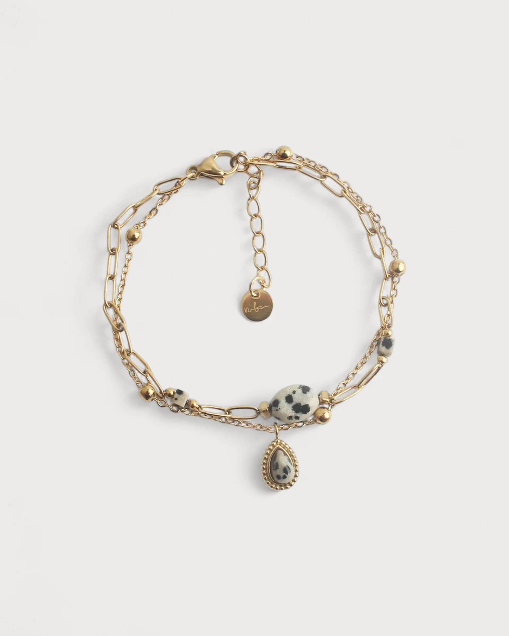 Kela - Bracelet - Natural Stone - Stainless Steel