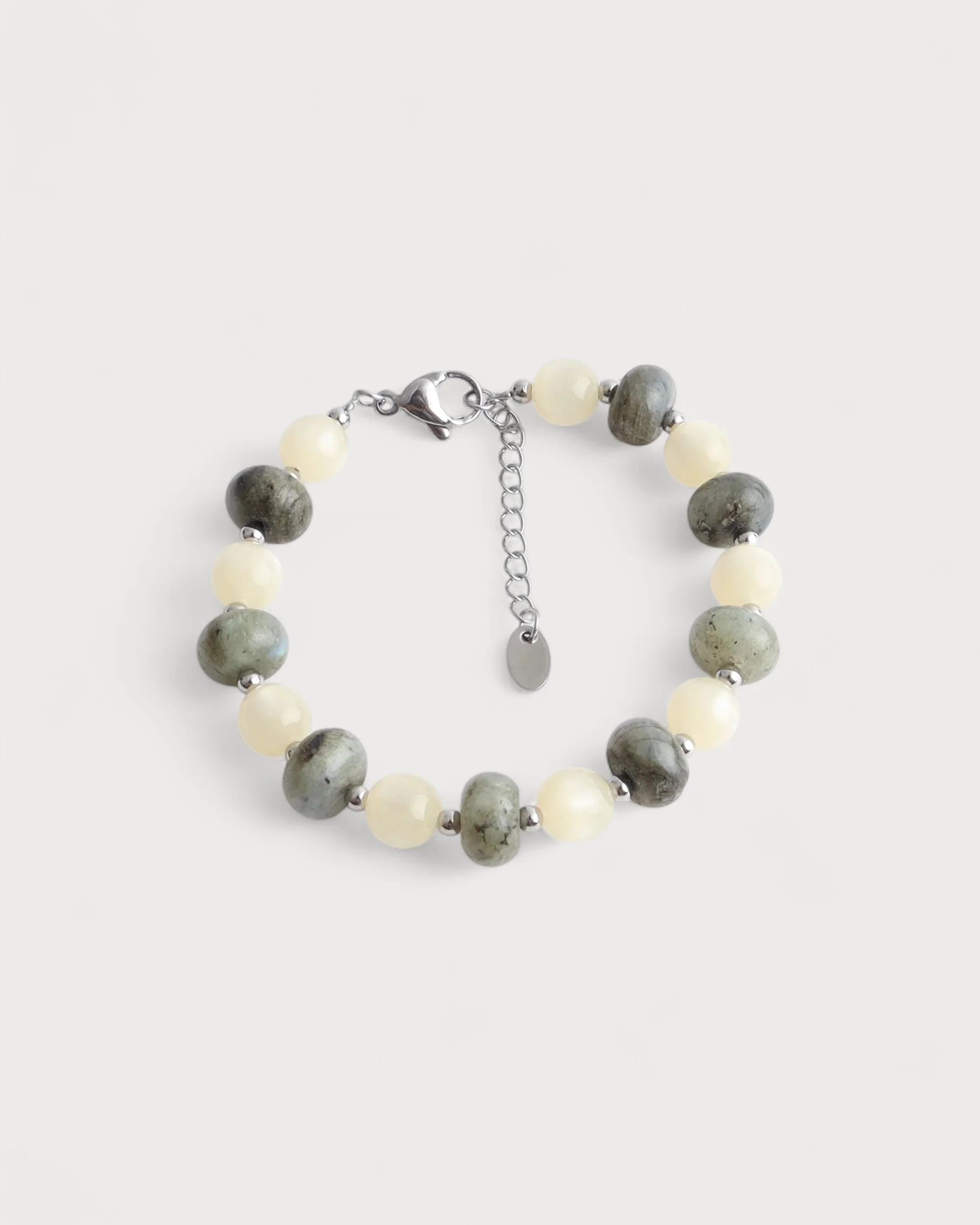 Laurel - Bracelet - Natural Stone - Stainless Steel - Image 6