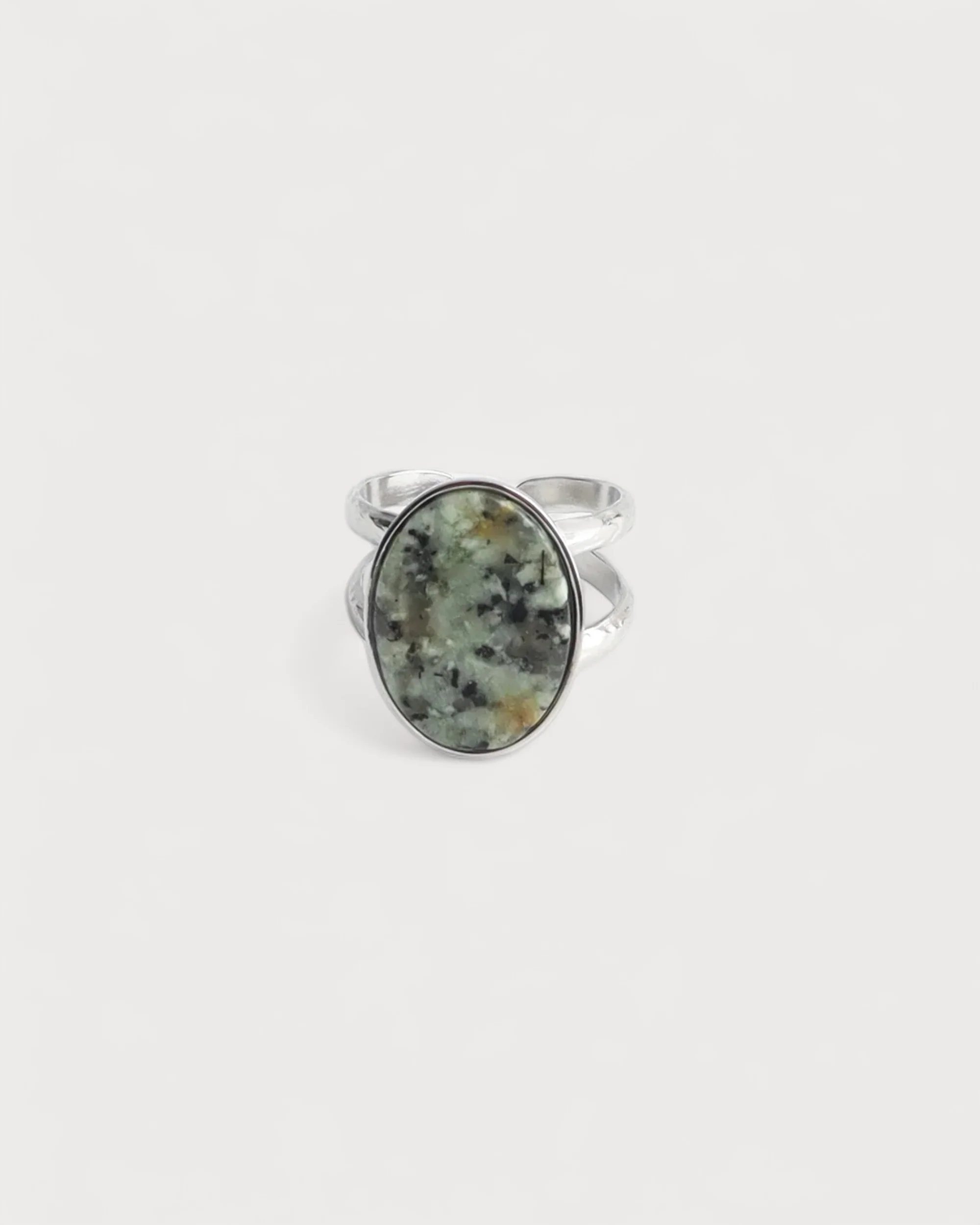 Layla - Ring - Stainless Steel - Adjustable - Natural Stone - Image 20