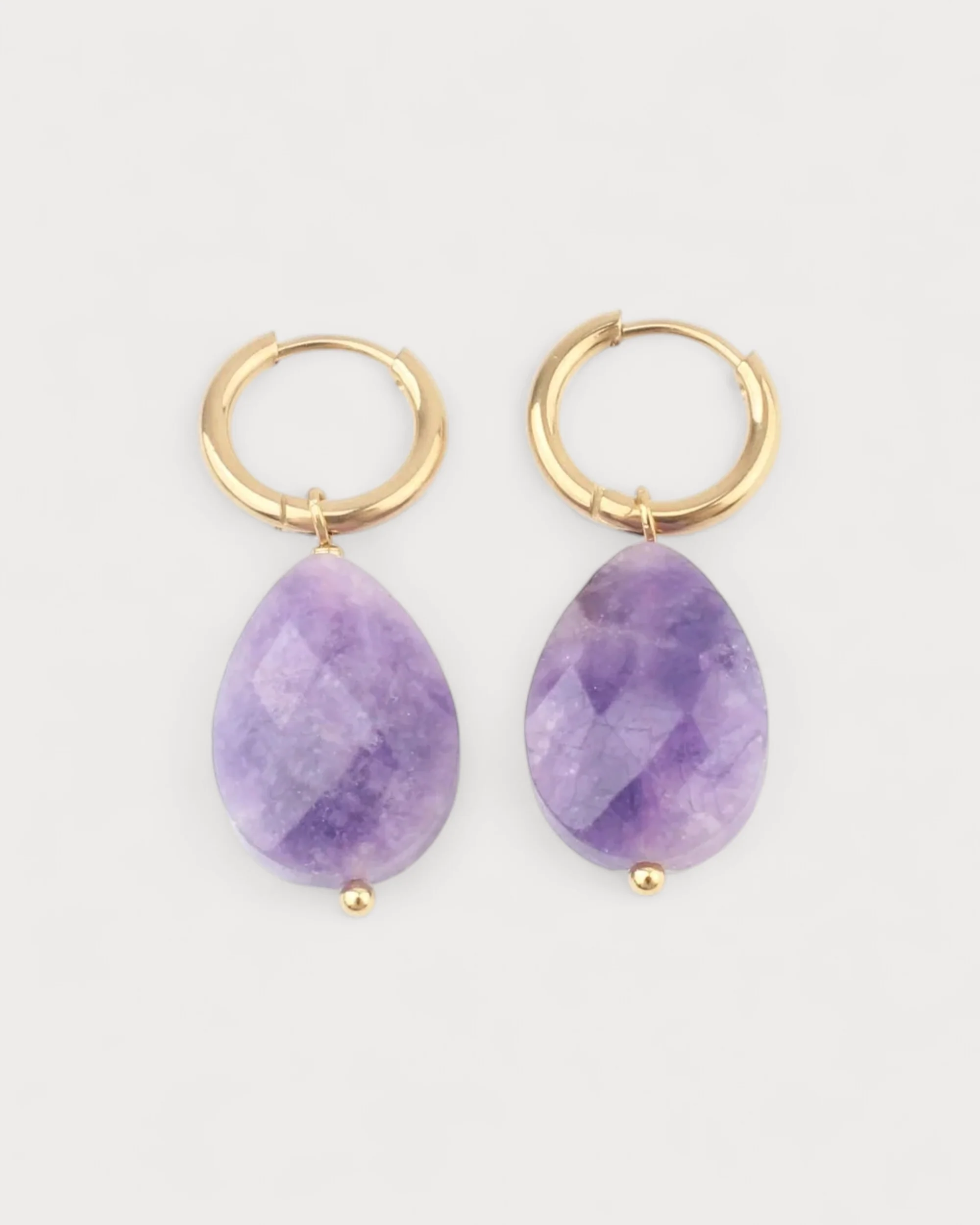 Lieze - Earrings - Natural Stone - Stainless Steel - Image 9