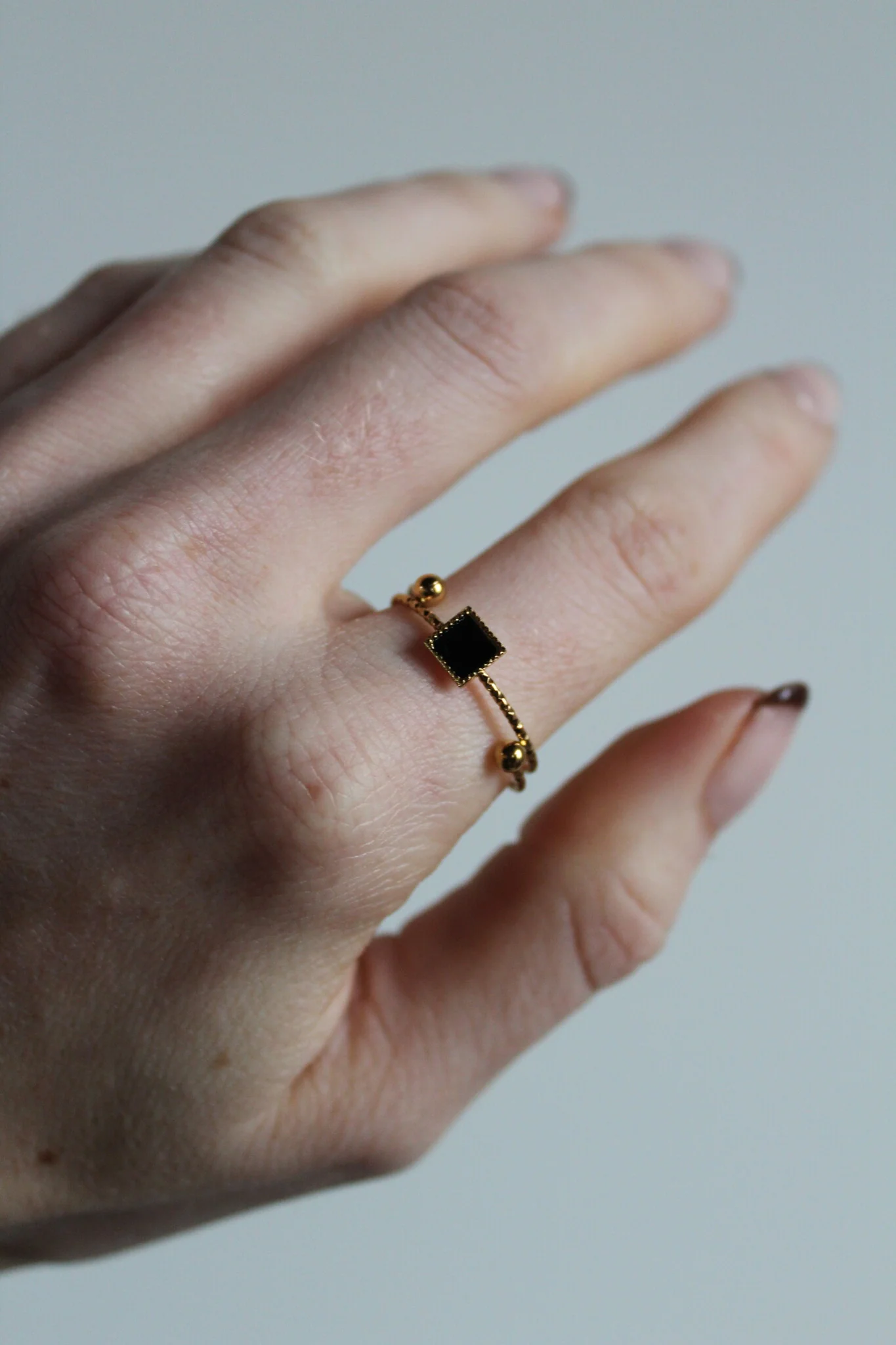 Lina - Ring - Stainless Steel - Adjustable - Image 2