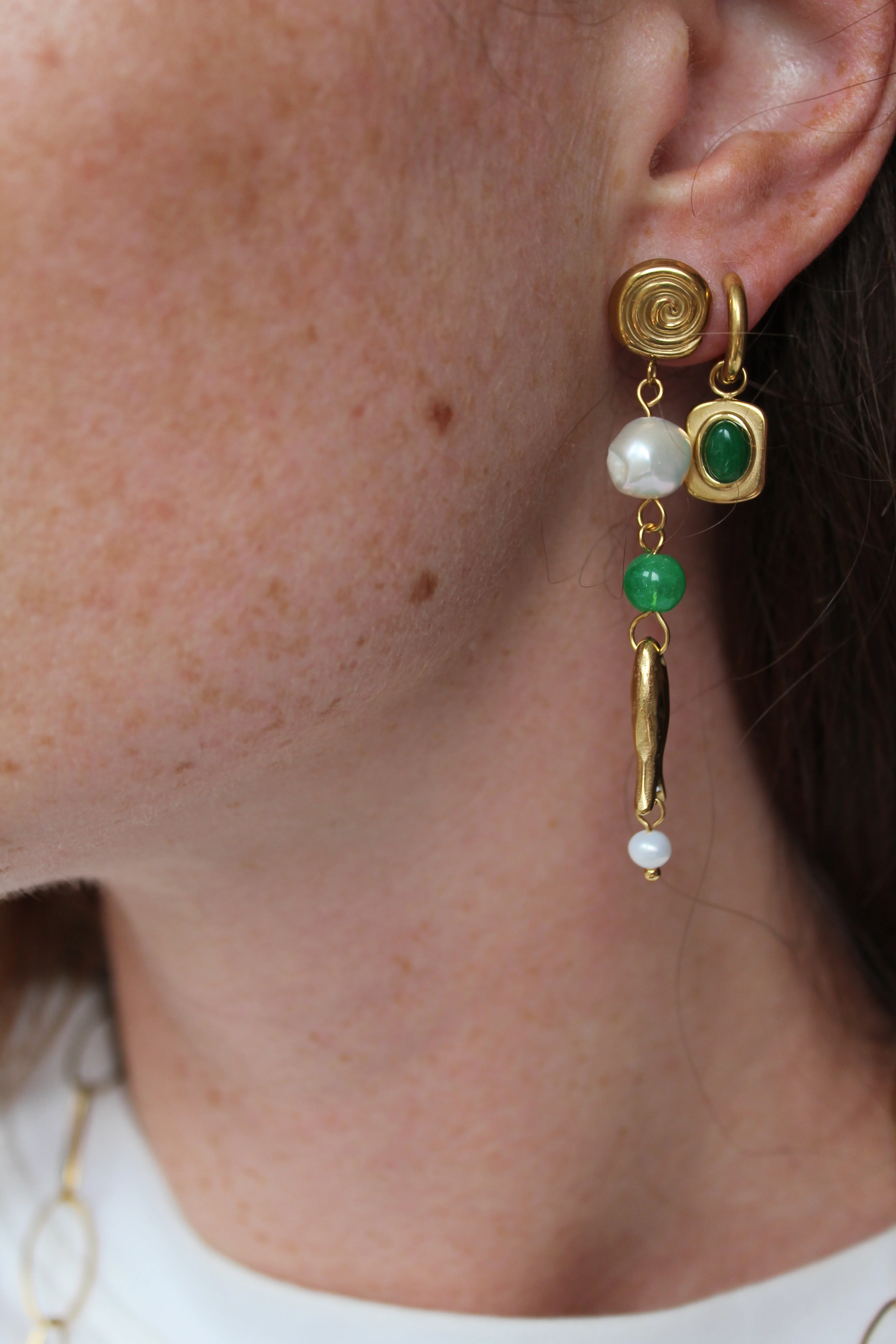 Linea - Earrings - Stainless Steel - Image 3