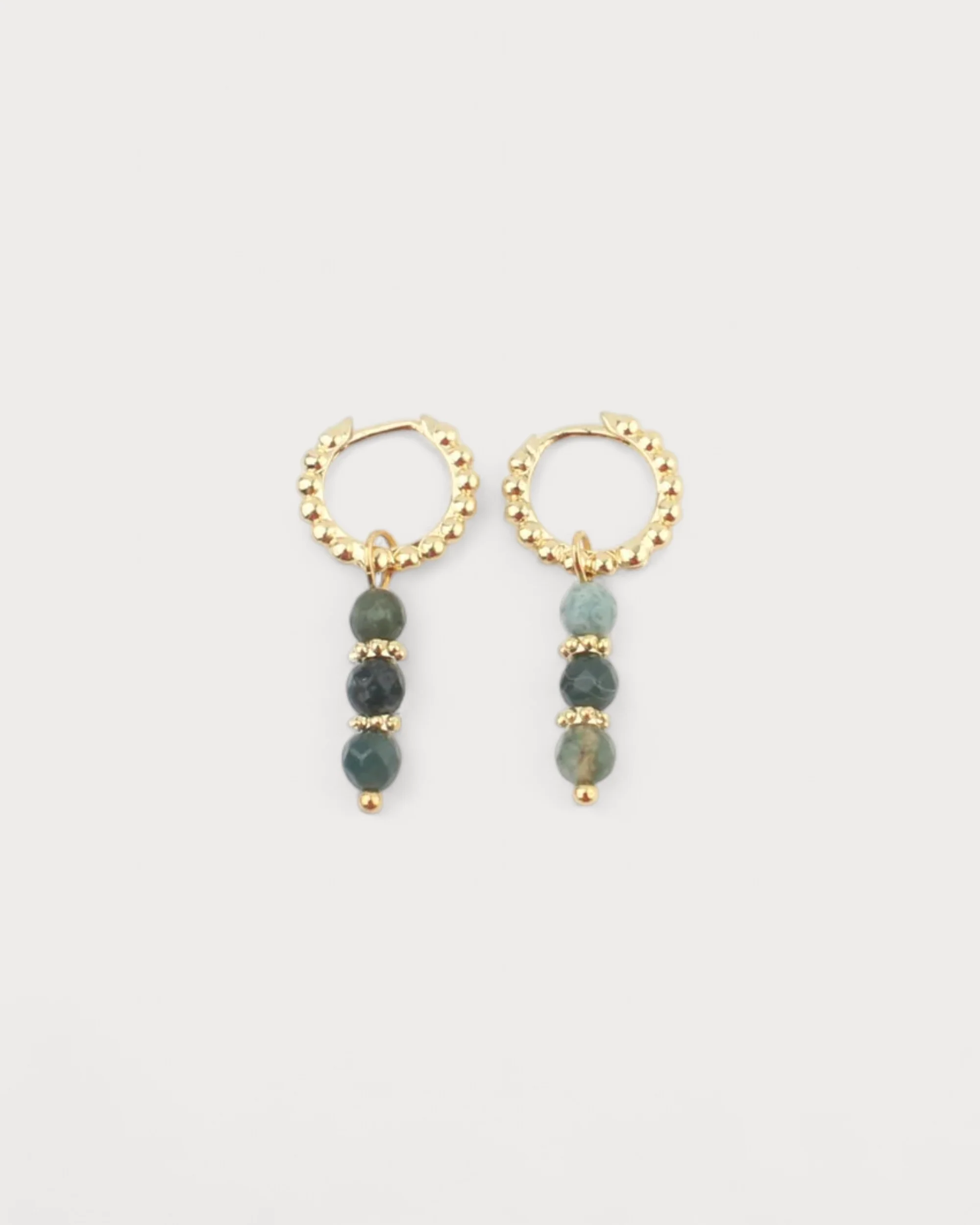 Lisa - Earrings - Natural Stone - Stainless Steel