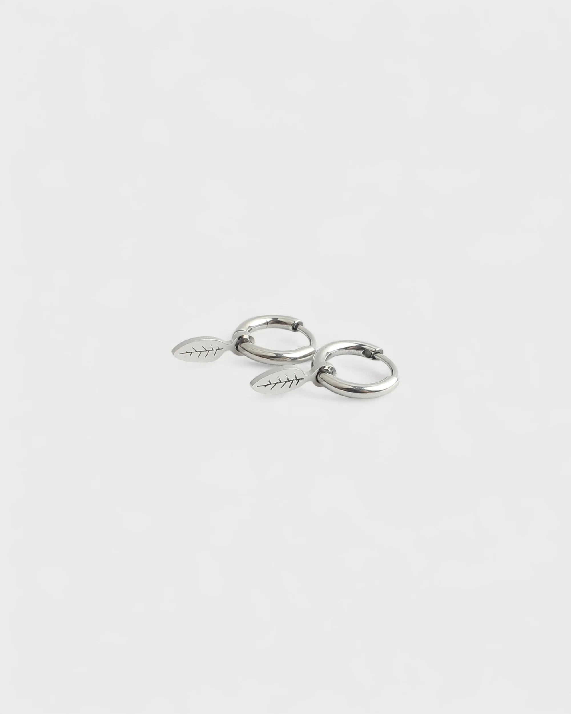 Little Feather - Earrings - Stainless Steel - Image 3