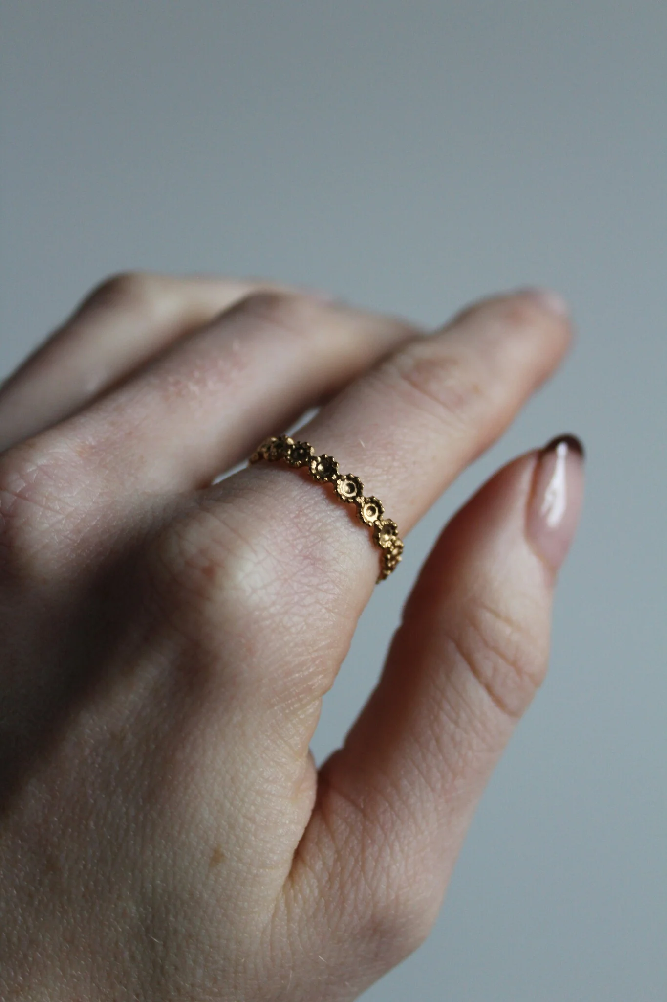 Little Flowers - Ring - Stainless Steel - Adjustable - Image 7