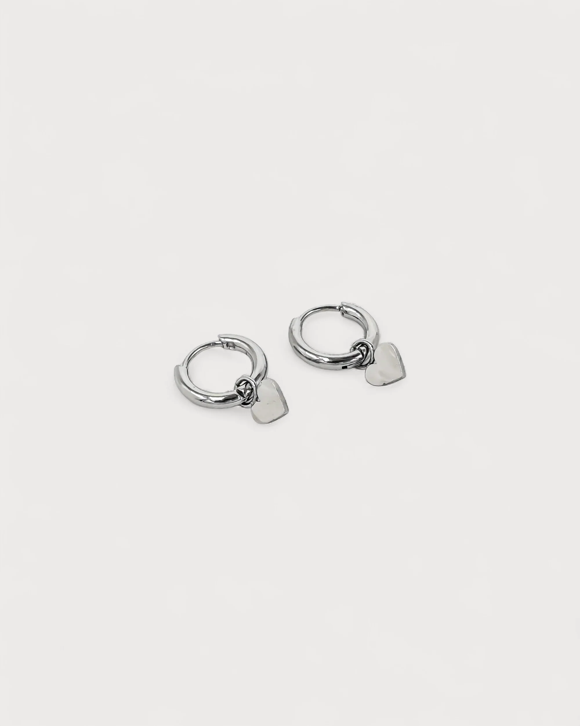 Little Heart - Earrings - Stainless Steel - Image 3