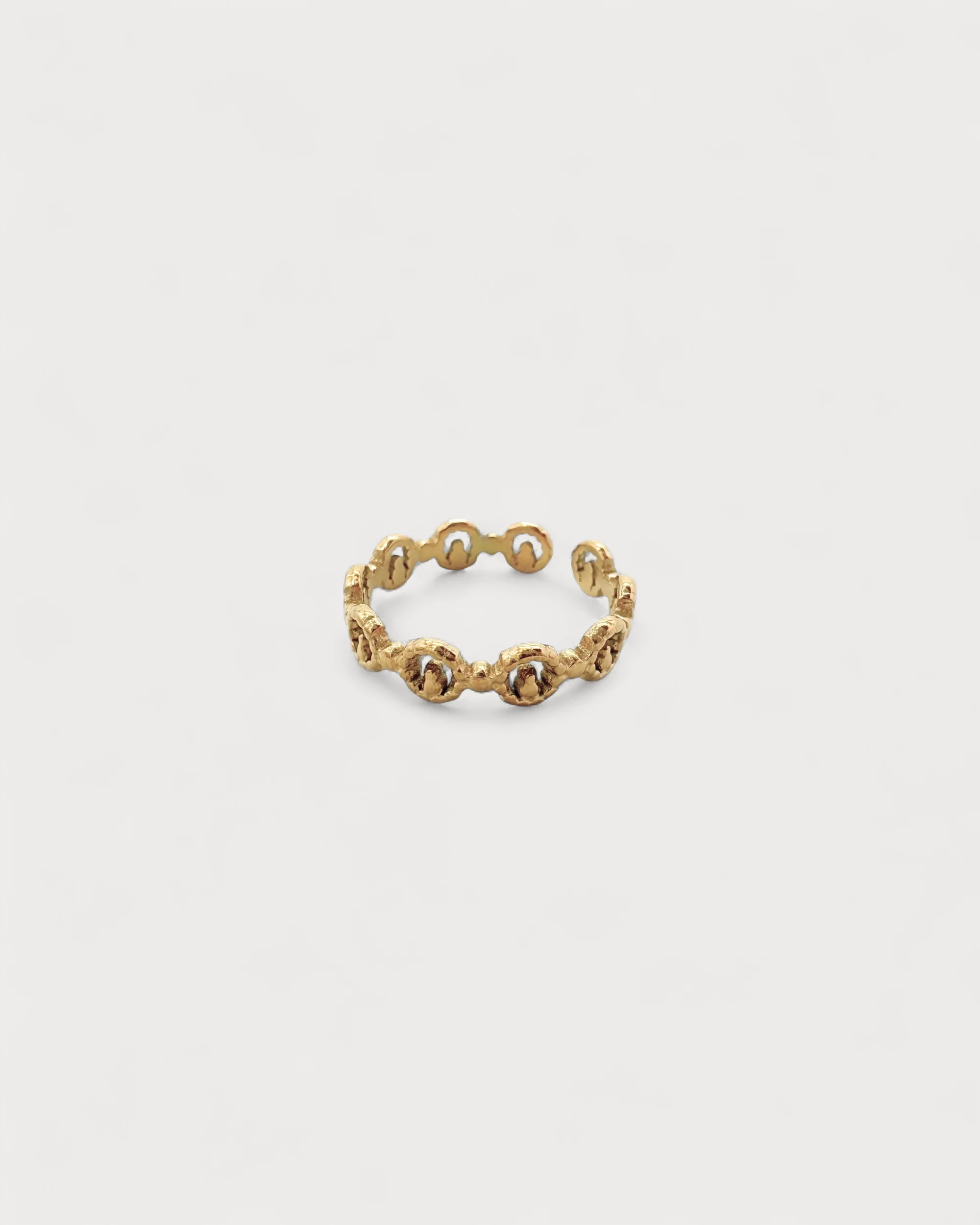 Lora - Ring - Stainless Steel - Adjustable