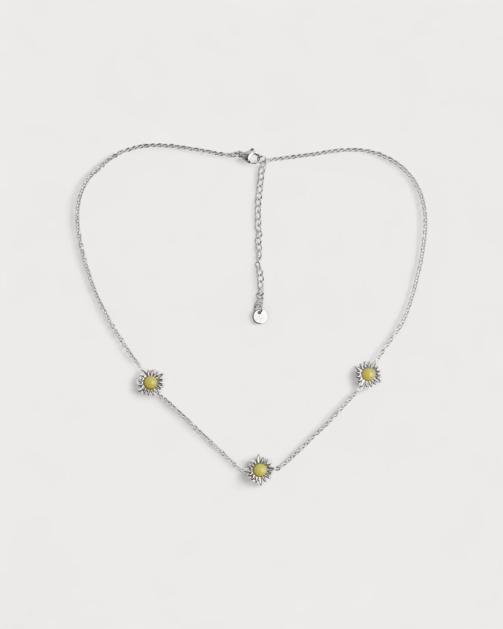 Louelle - Necklace - Natural Stone - Stainless Steel - Image 16
