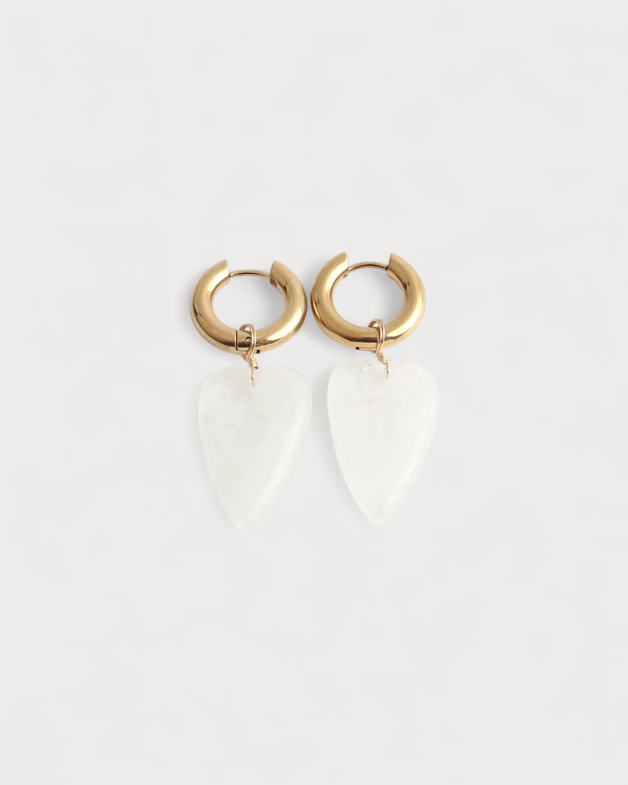 Louna - Earrings - Natural Stone - Stainless Steel