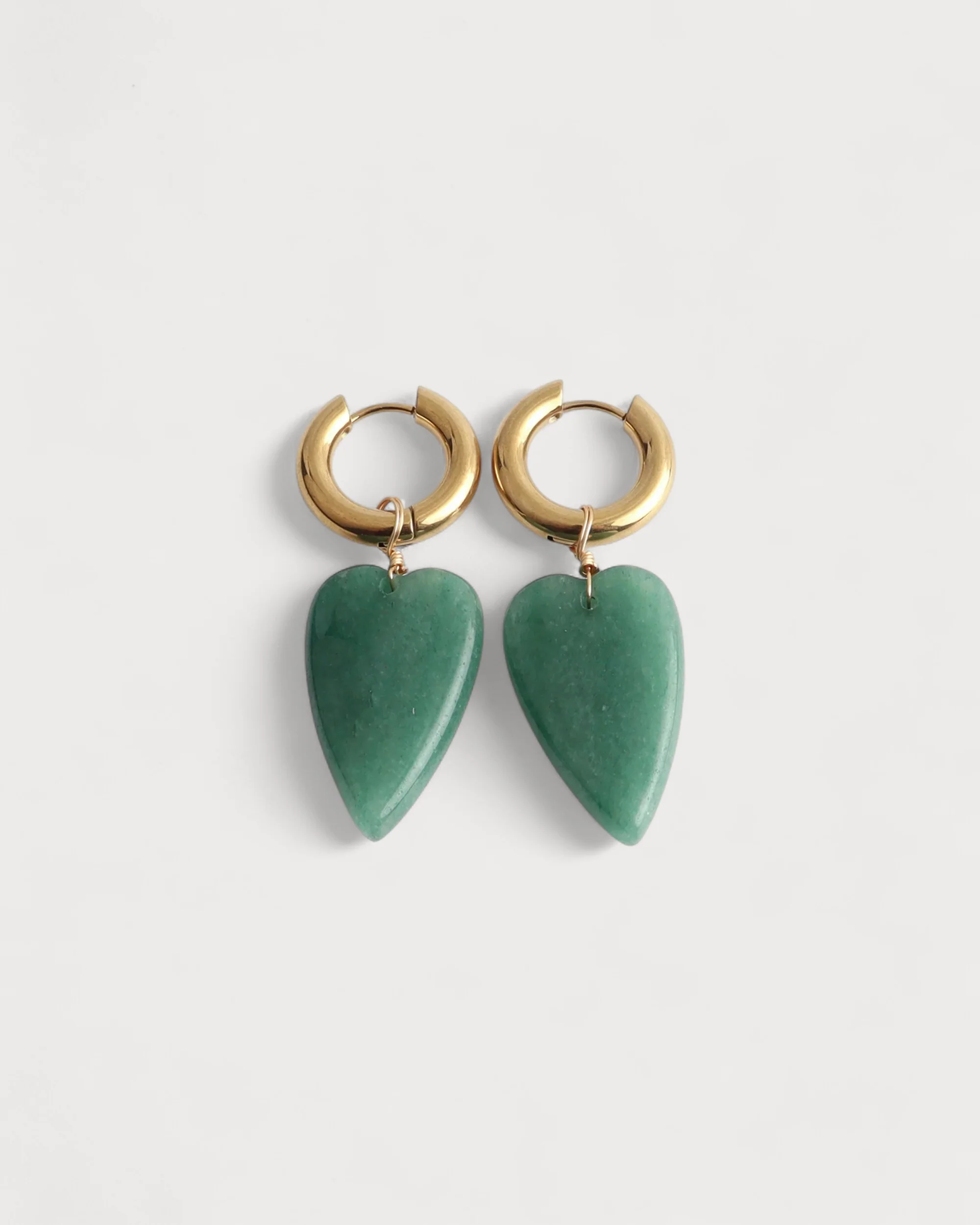 Louna - Earrings - Natural Stone - Stainless Steel - Image 5