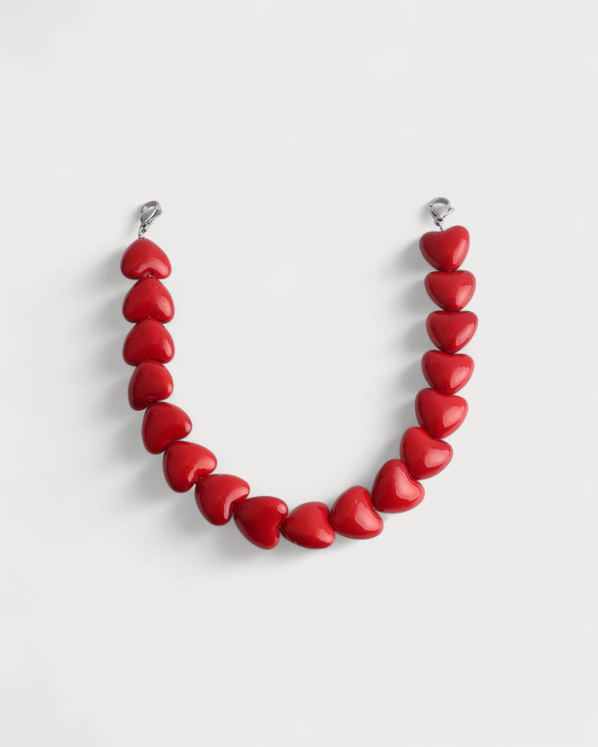 Love heart - Phone Cord - Stainless Steel - Image 3