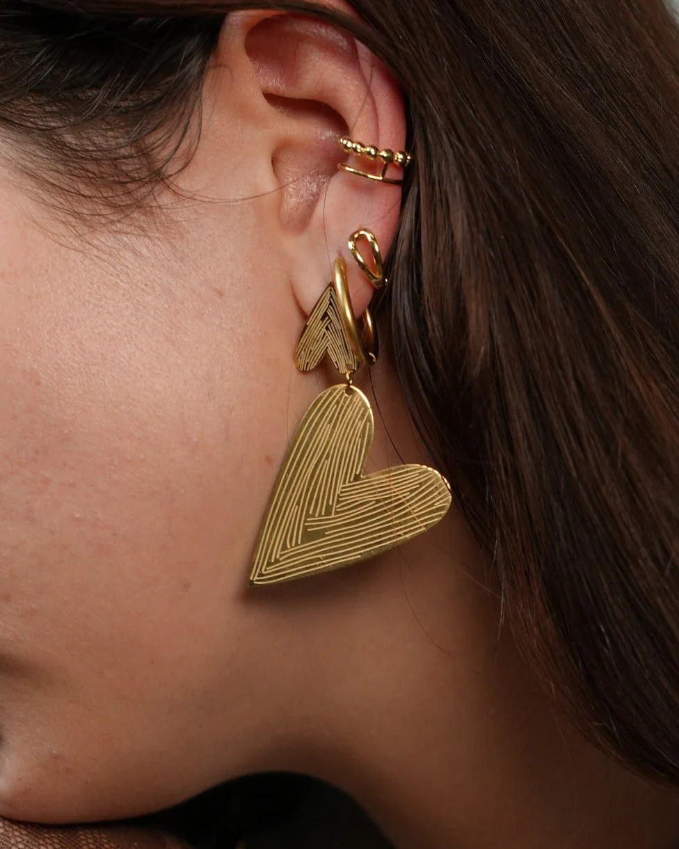 Lovin - Earrings - Stainless Steel - Image 3