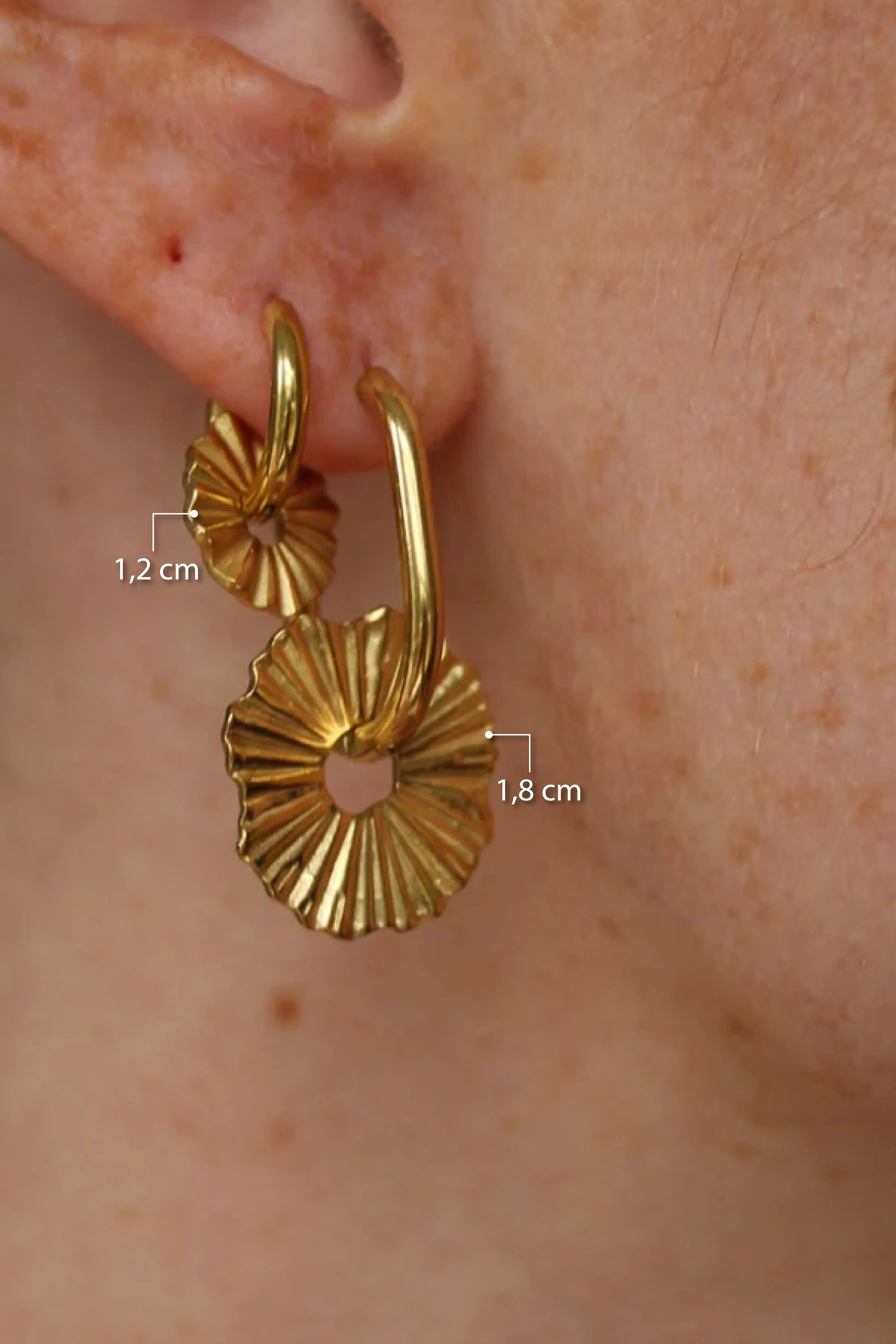 Loya - Earrings - Stainless Steel - Image 2