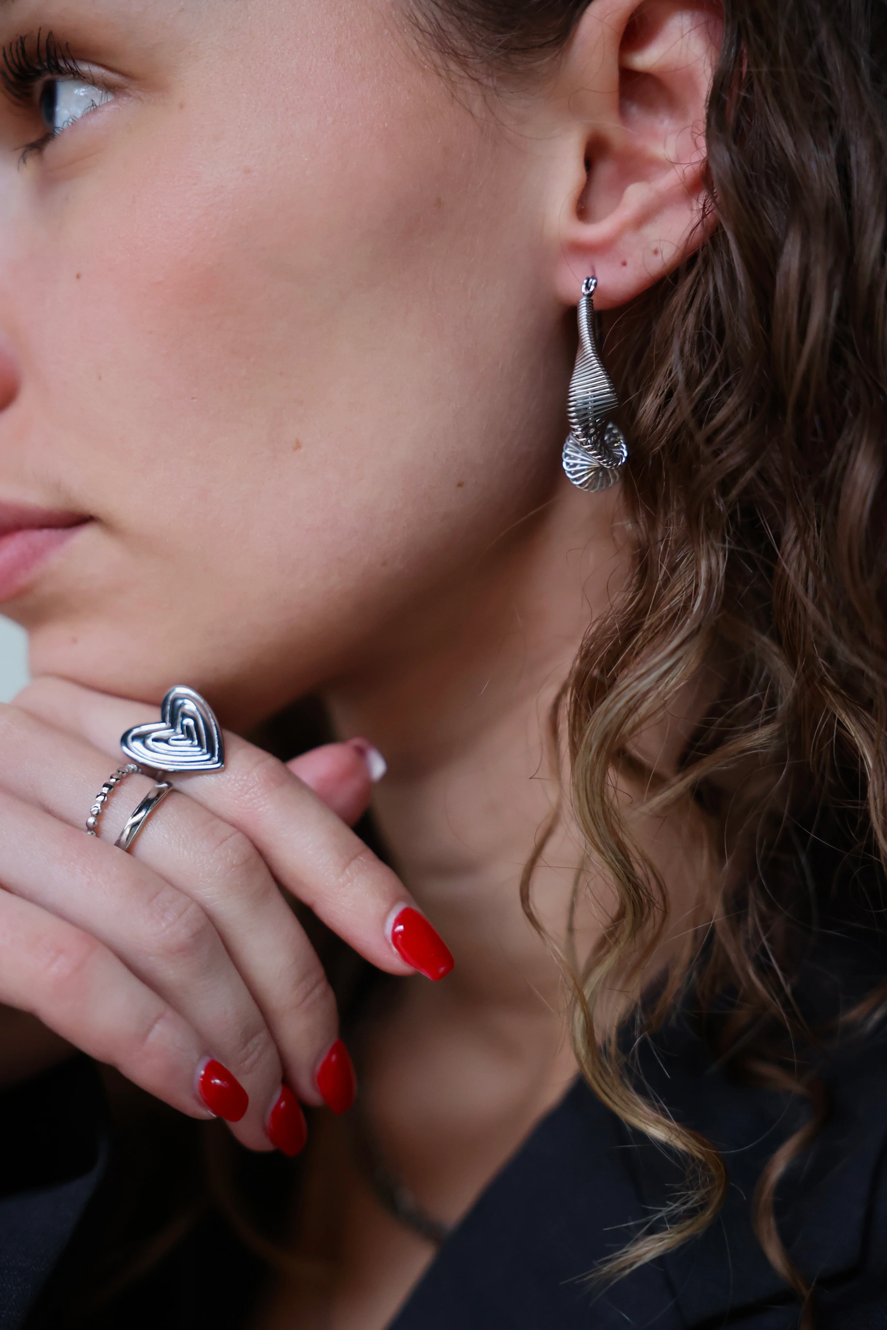 Lozano - Earrings - Stainless Steel - Image 4