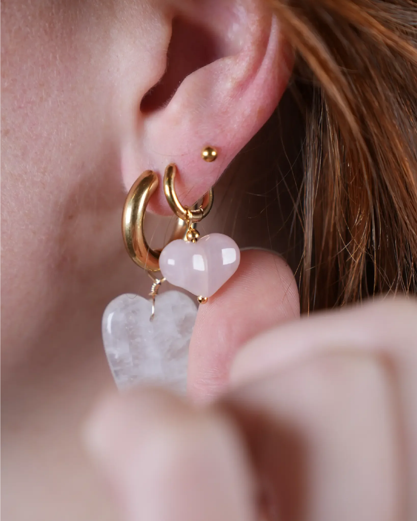 Maylin - Earrings - Natural stone - Stainless Steel - Image 5