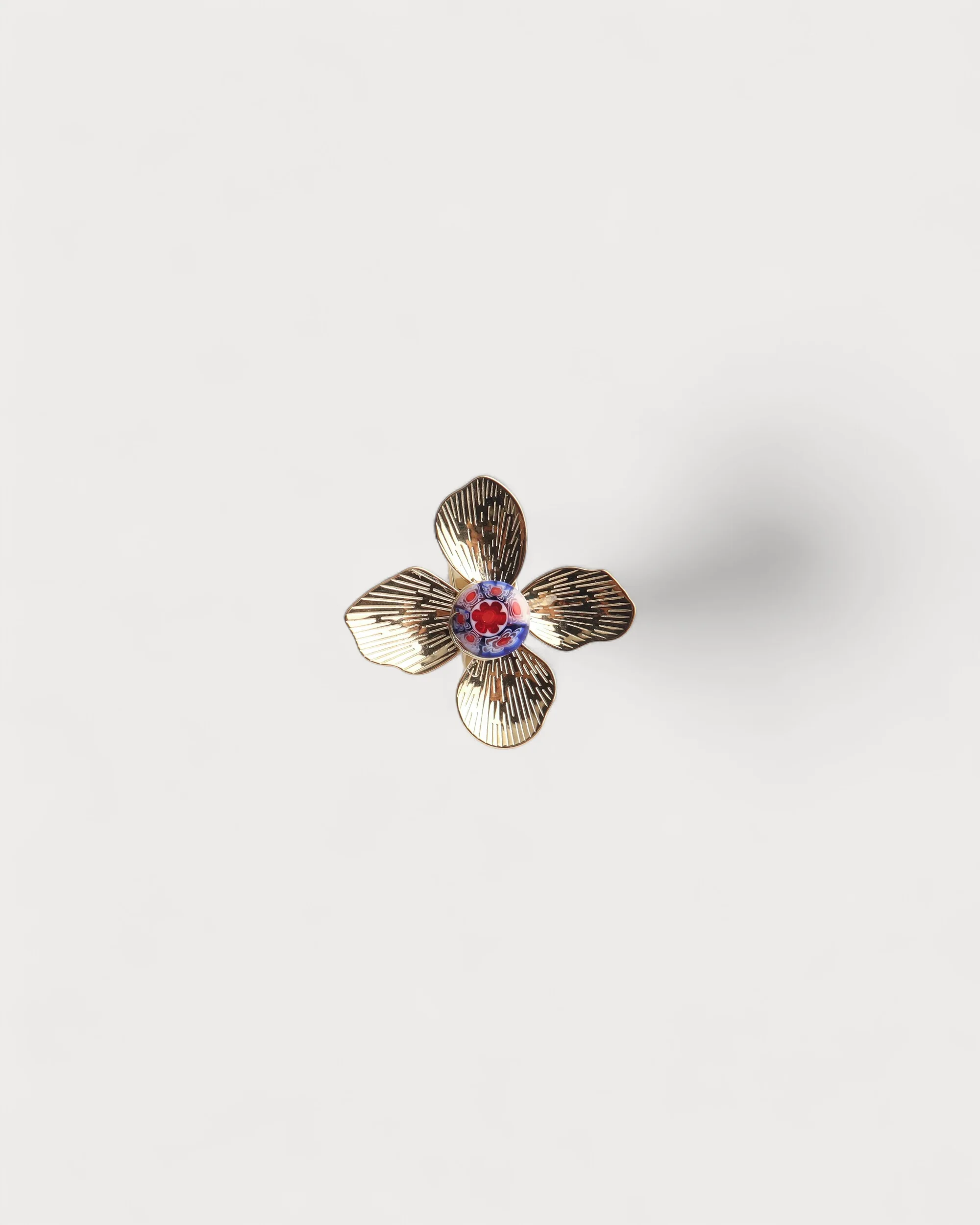 Mega Flower - Ring - Stainless Steel - Adjustable