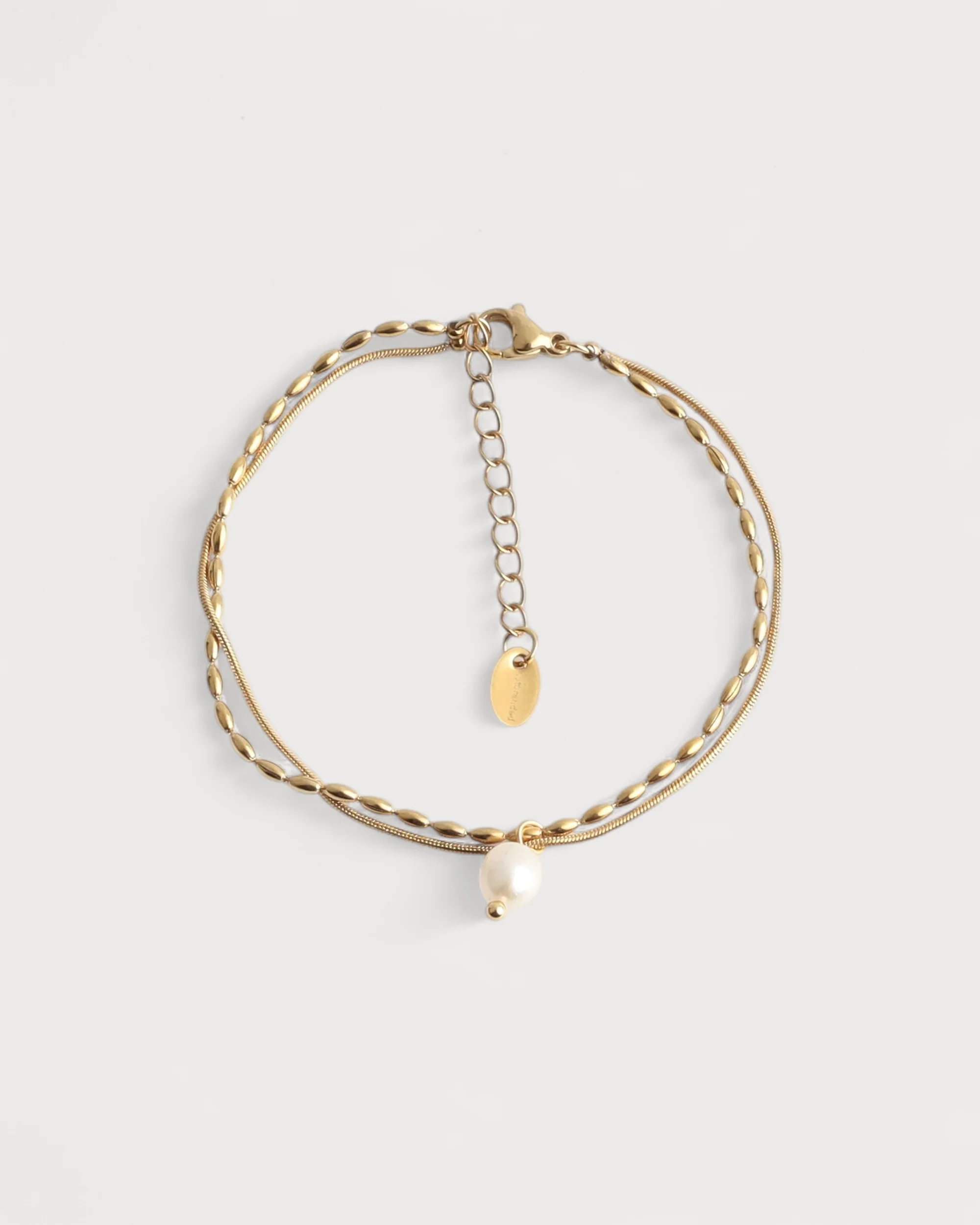 Minimalistic Pearl - Bracelet - Stainless Steel