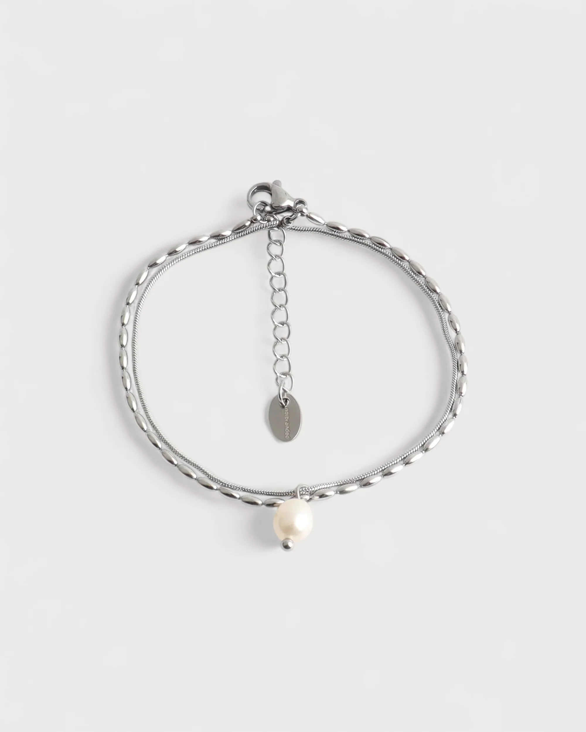 Minimalistic Pearl - Bracelet - Stainless Steel - Image 3