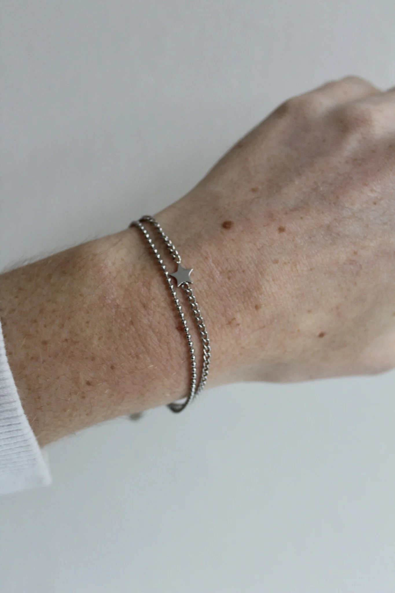 Minimalistic Star - Bracelet - 2 Layer - Stainless Steel - Image 2