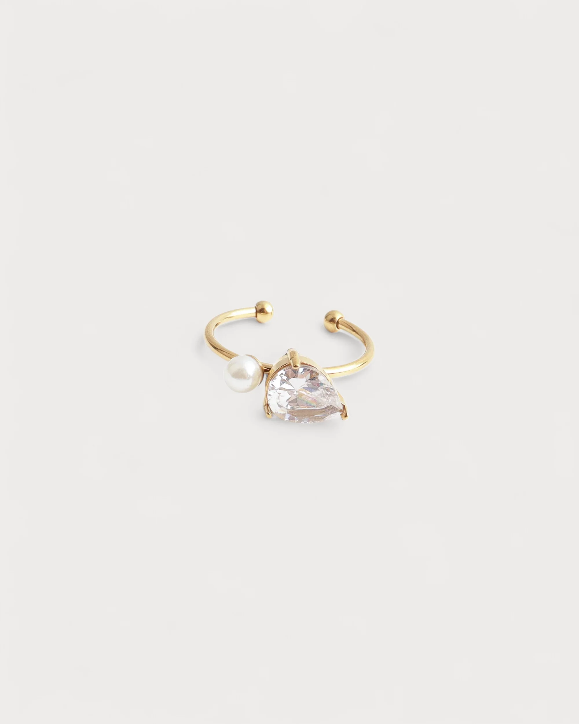 Mireille - Ring - Stainless Steel - Adjustable