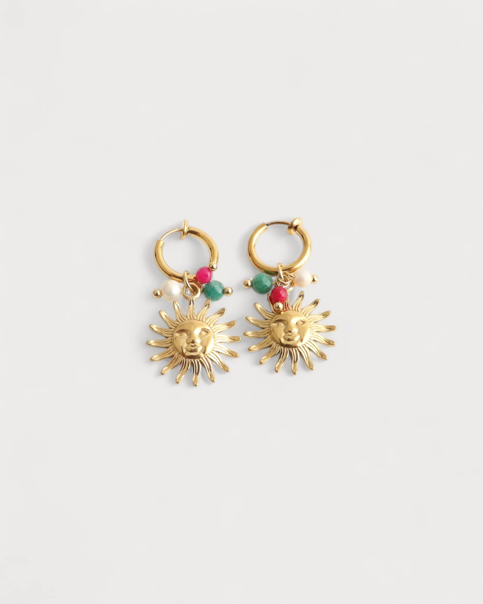 Miva - Earrings - Clip On - Stainless Steel