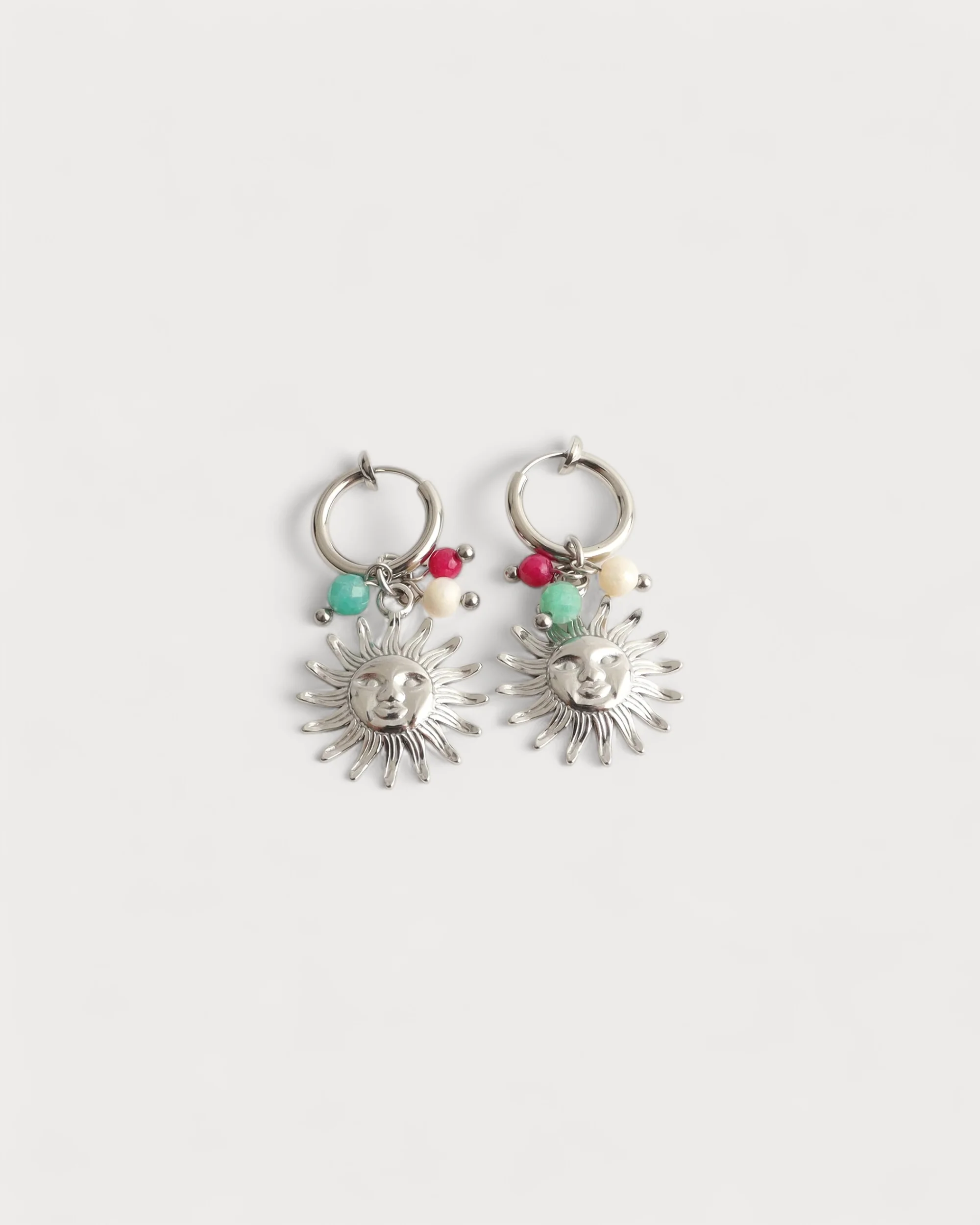 Miva - Earrings - Clip On - Stainless Steel - Image 3
