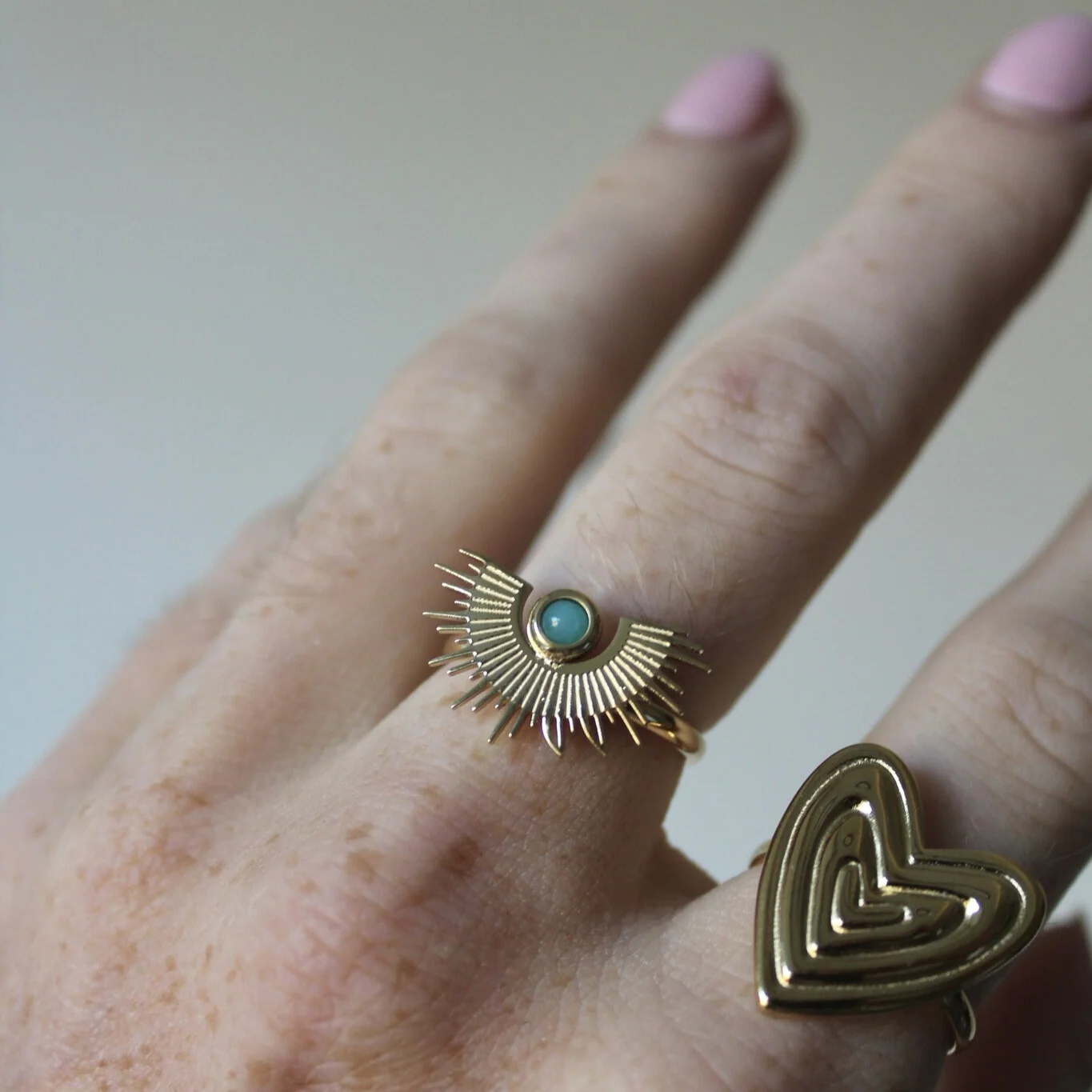 Moonlight - Ring - Stainless Steel - Adjustable - Image 2