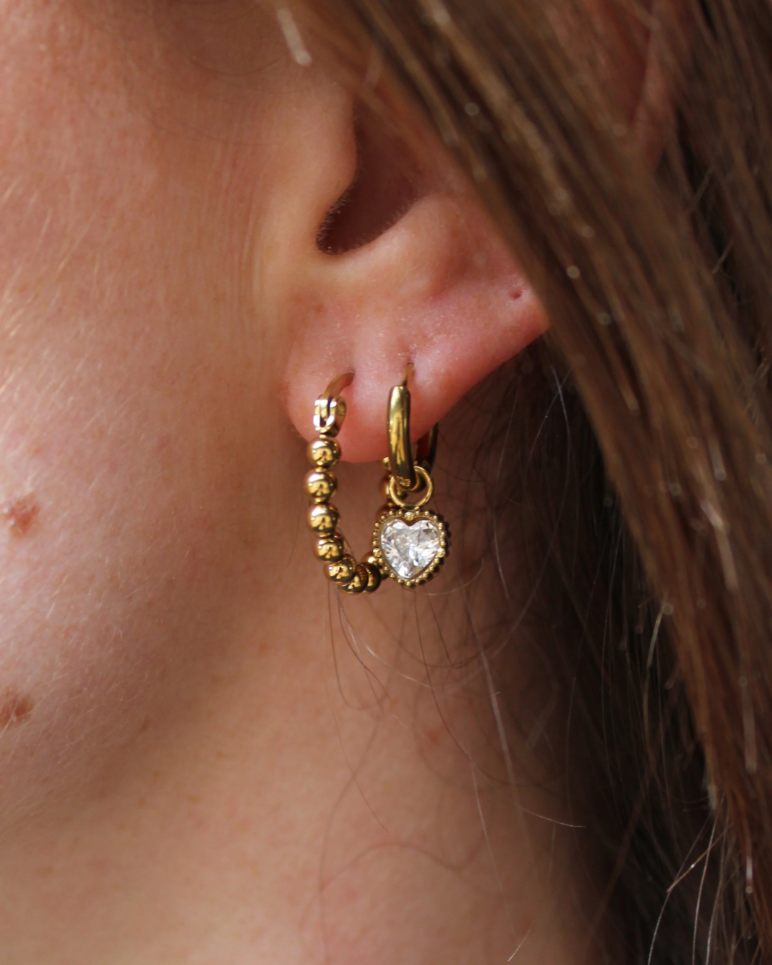 Nasira - Earrings - Stainless Steel - Image 2