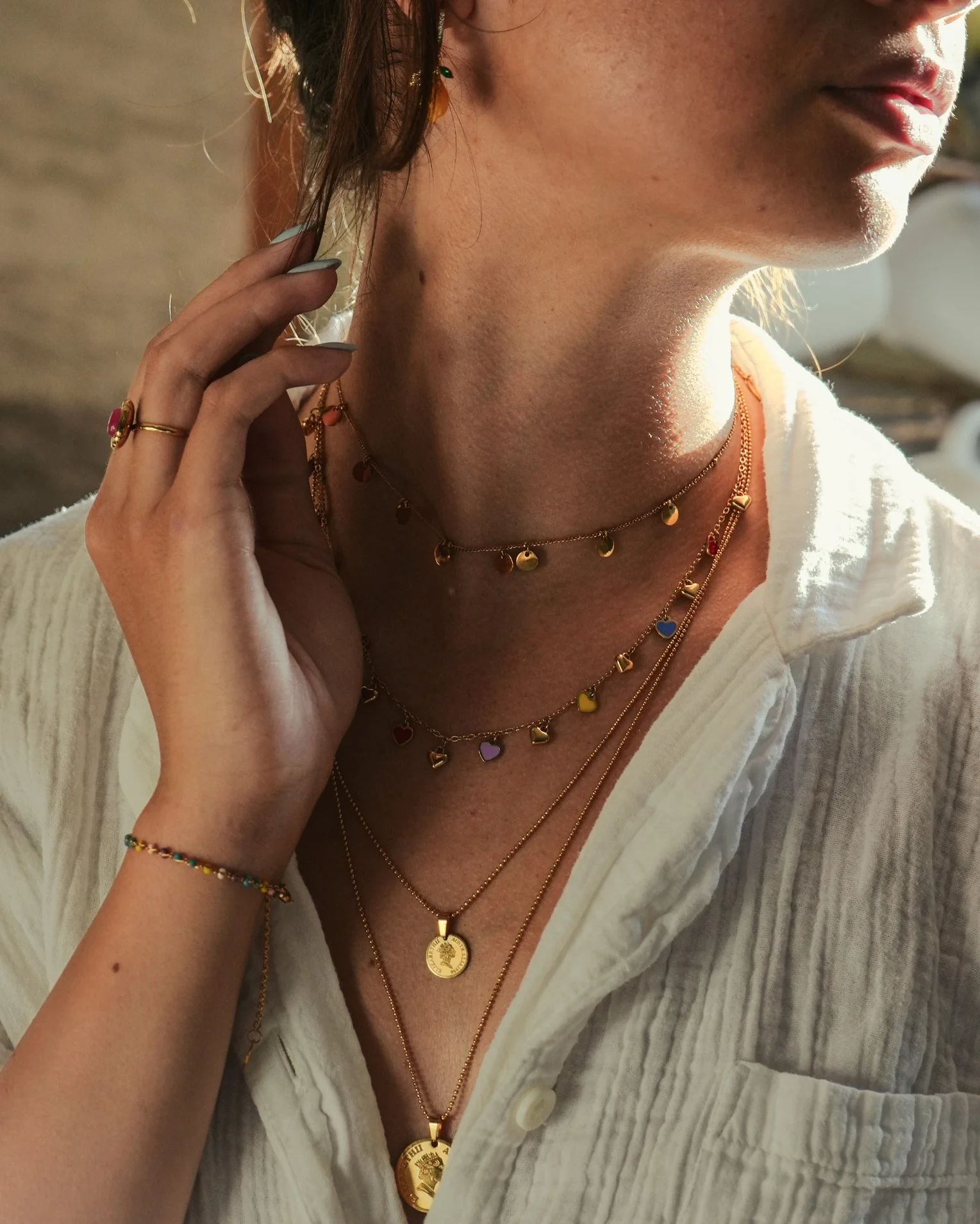 Nasira - Necklace - Stainless Steel - Image 2
